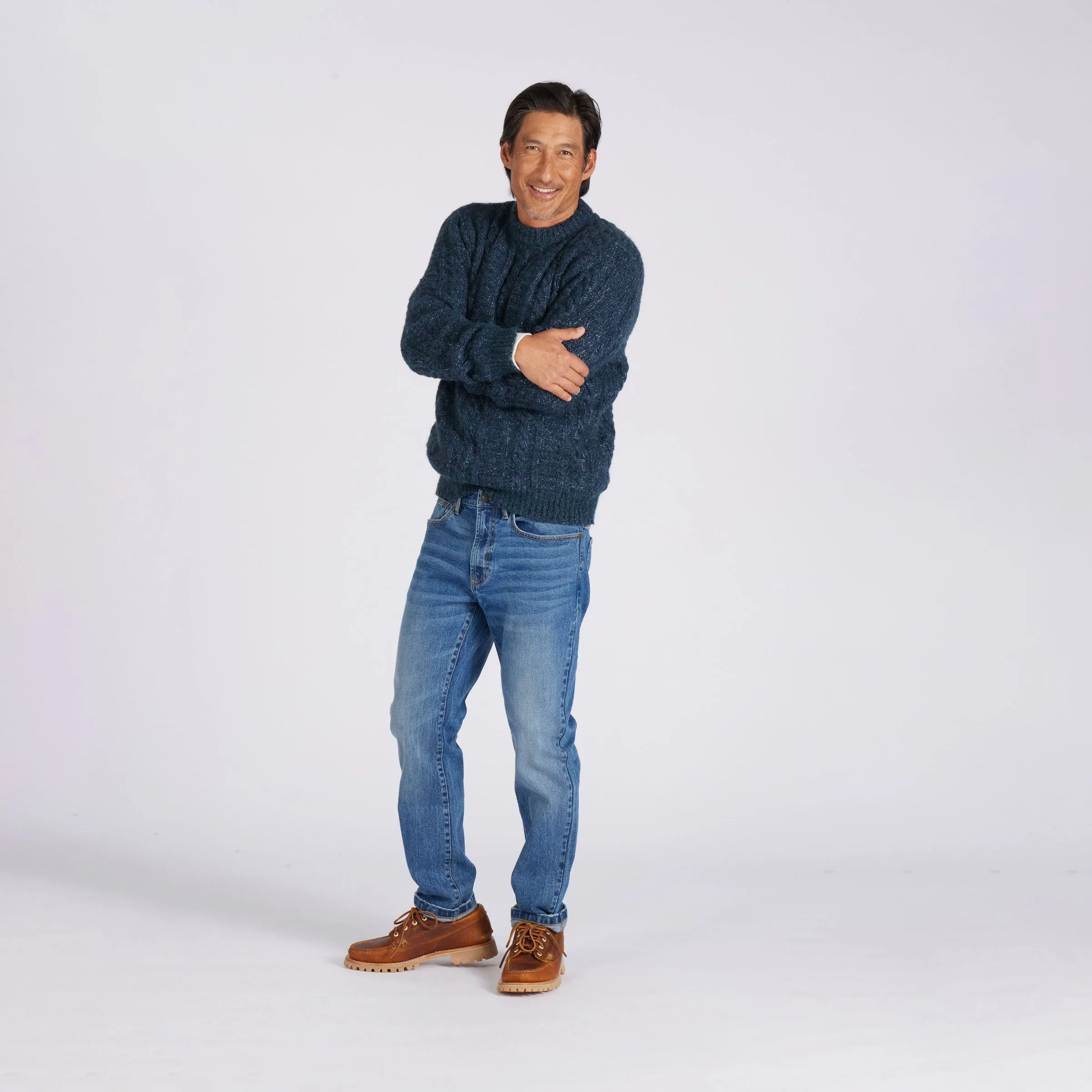 Collegiate Cable Crew - Bottle Navy sold by Grayers product image thumbnail 4