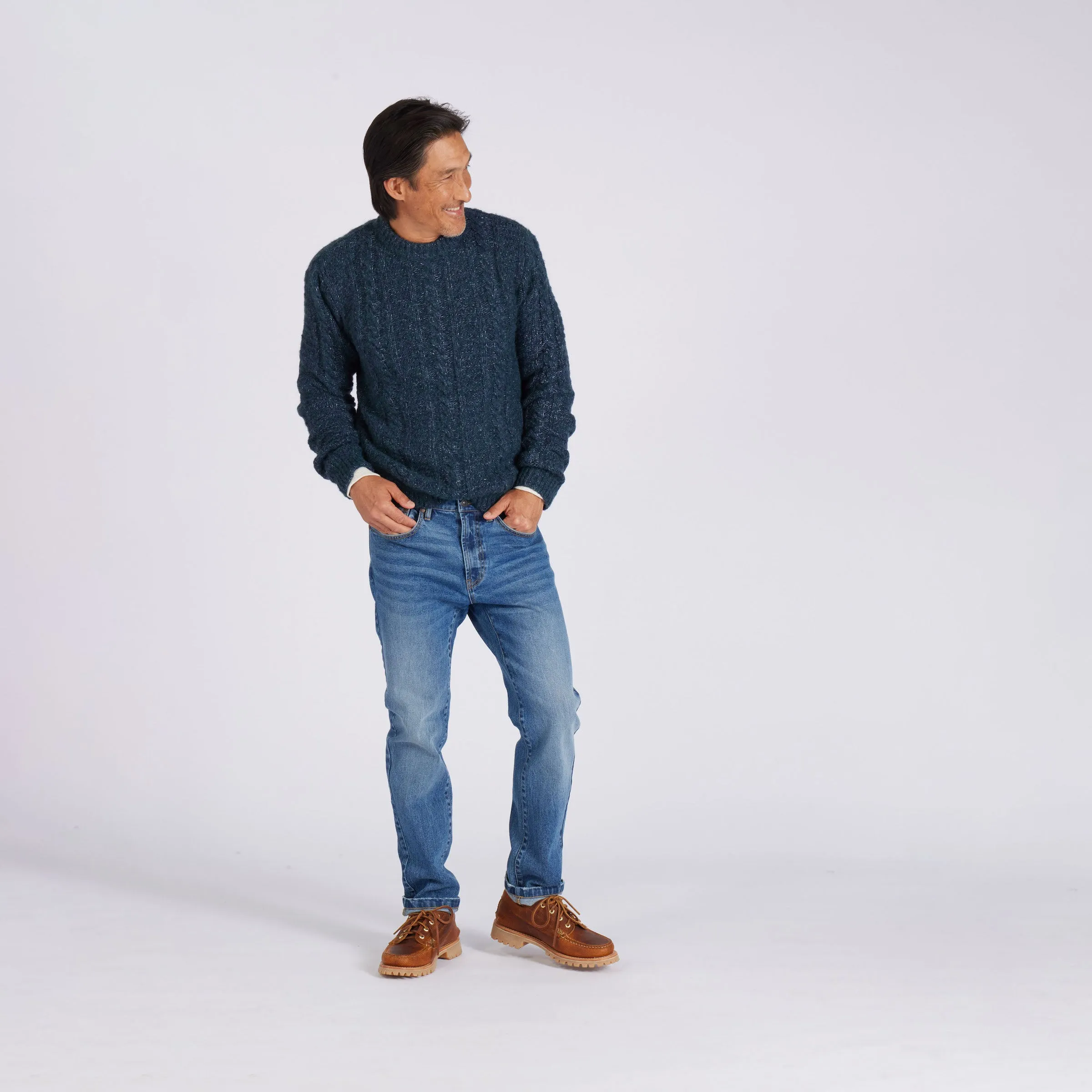 Collegiate Cable Crew - Bottle Navy sold by Grayers product image thumbnail 3