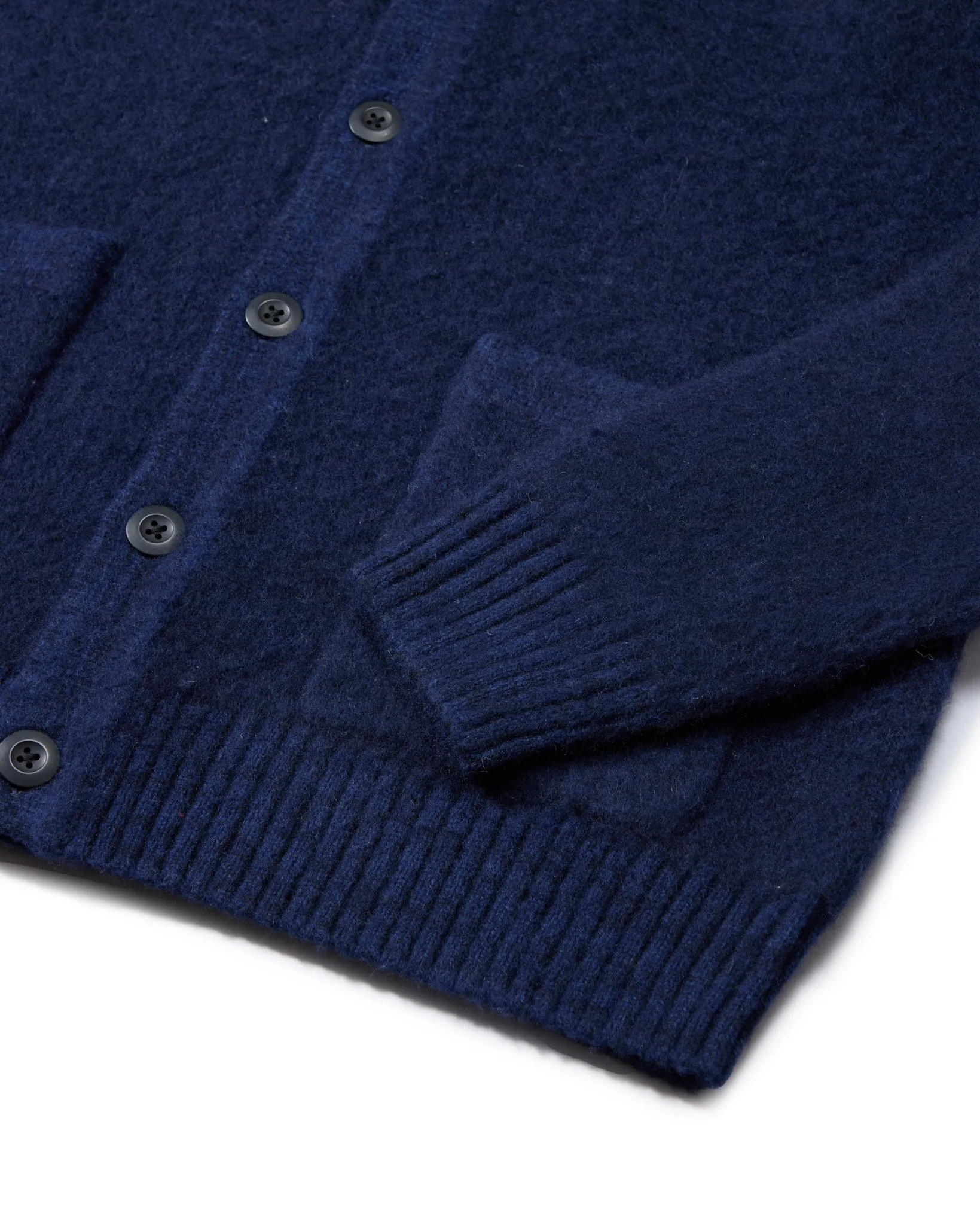 Kent Brushed Wool Cardigan - Blue Graphite sold by Grayers product image thumbnail 3