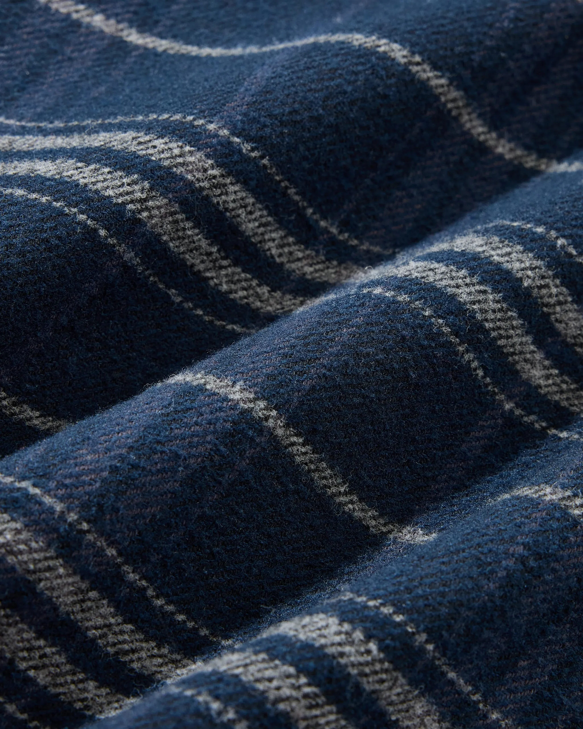 Colorado Midweight Flannel - Navy Stripe sold by Grayers product image thumbnail 5