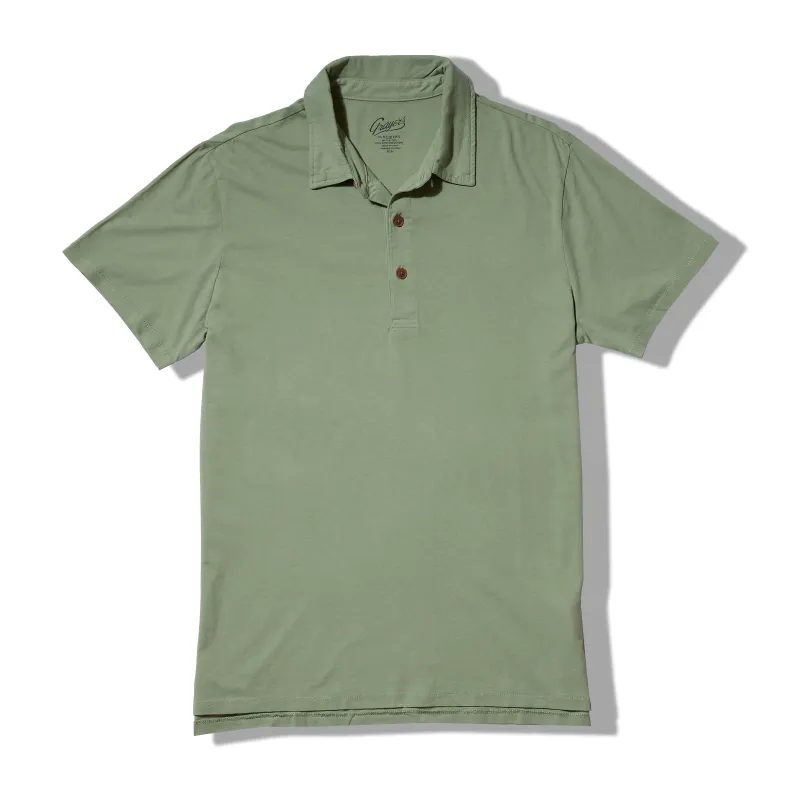 Pima Cotton Polo - Basil * sold by Grayers