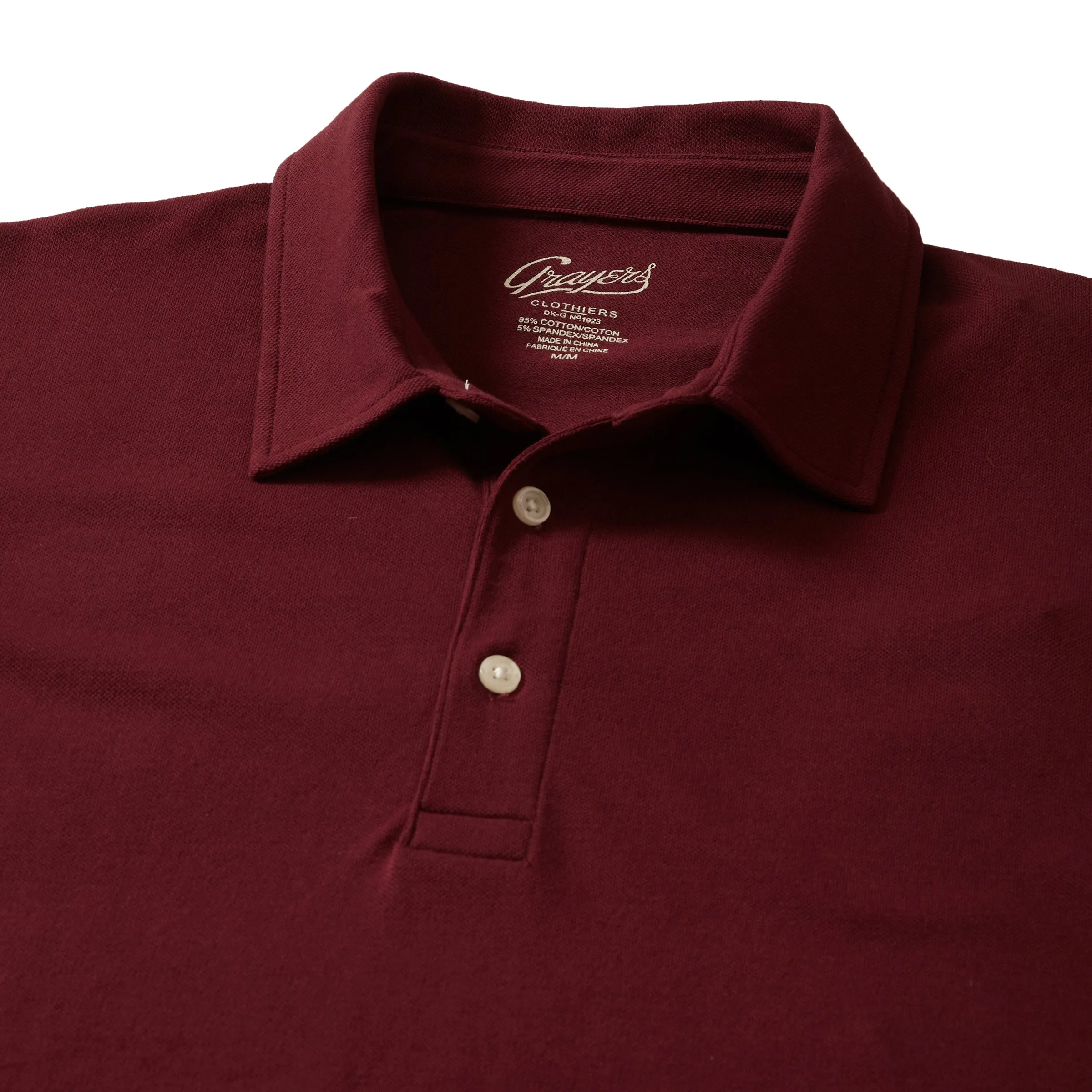 Stretch Micro Pique Polo - Andora (Final Sale)* sold by Grayers product image thumbnail 2