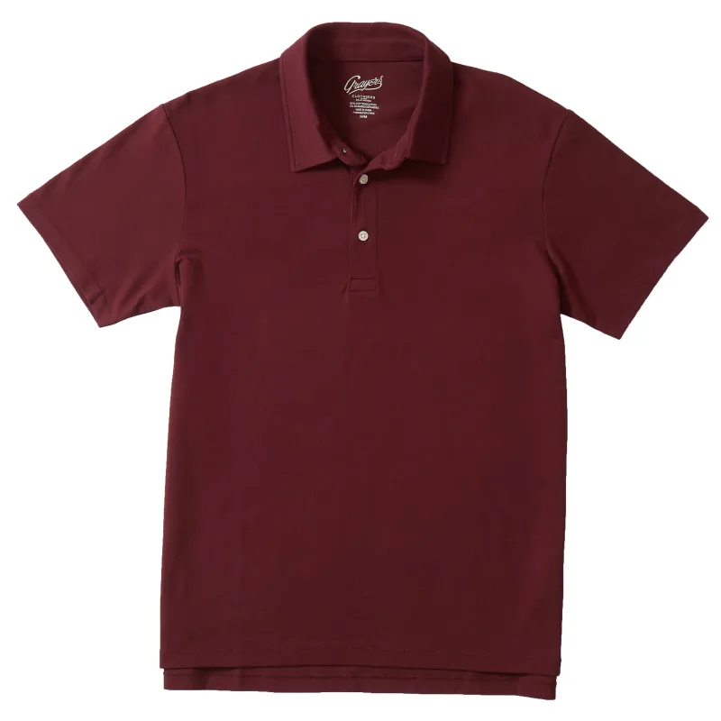 Stretch Micro Pique Polo - Andora (Final Sale)* sold by Grayers