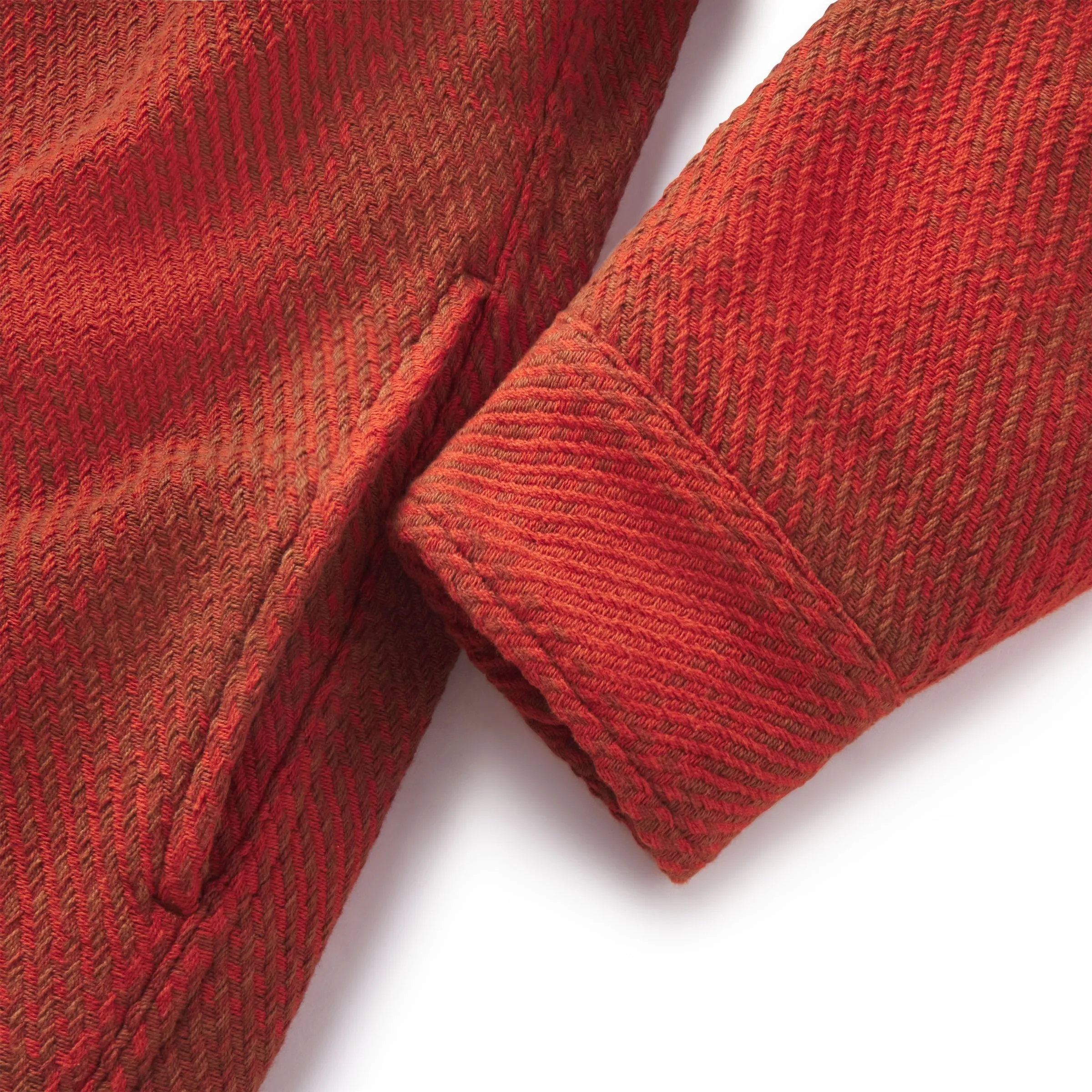 Brawny Twill Quilted Shirt Jacket - Rust sold by Grayers product image thumbnail 4