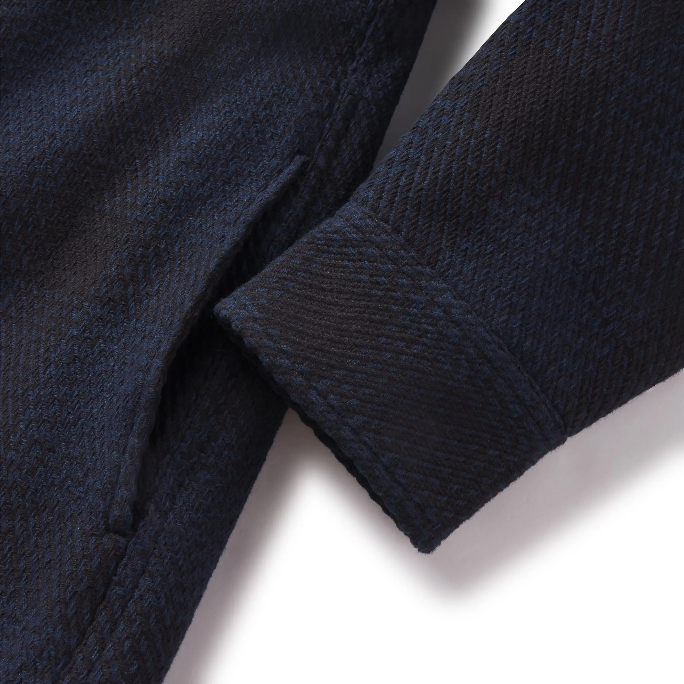 Brawny Twill Quilted Shirt Jacket - Navy sold by Grayers product image thumbnail 4