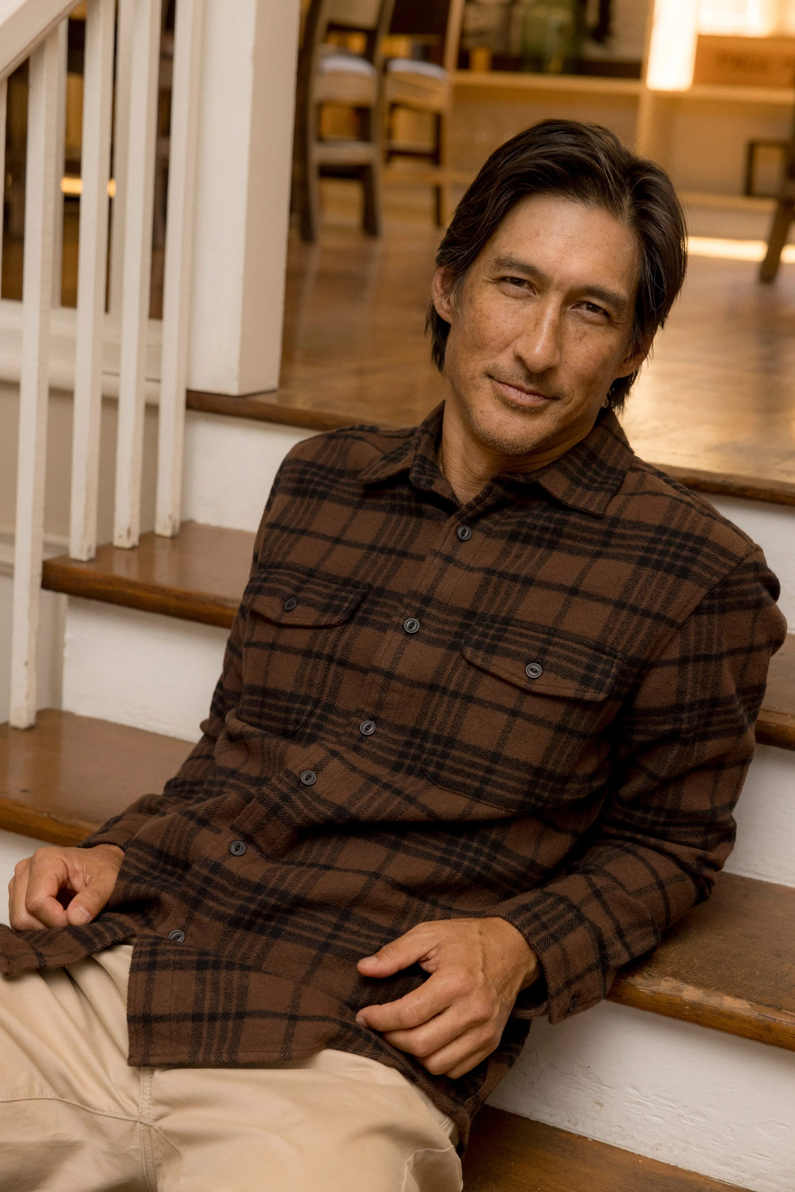 Scarboro Heritage Heavy Flannel - Dark Chocolate sold by Grayers product image thumbnail 2