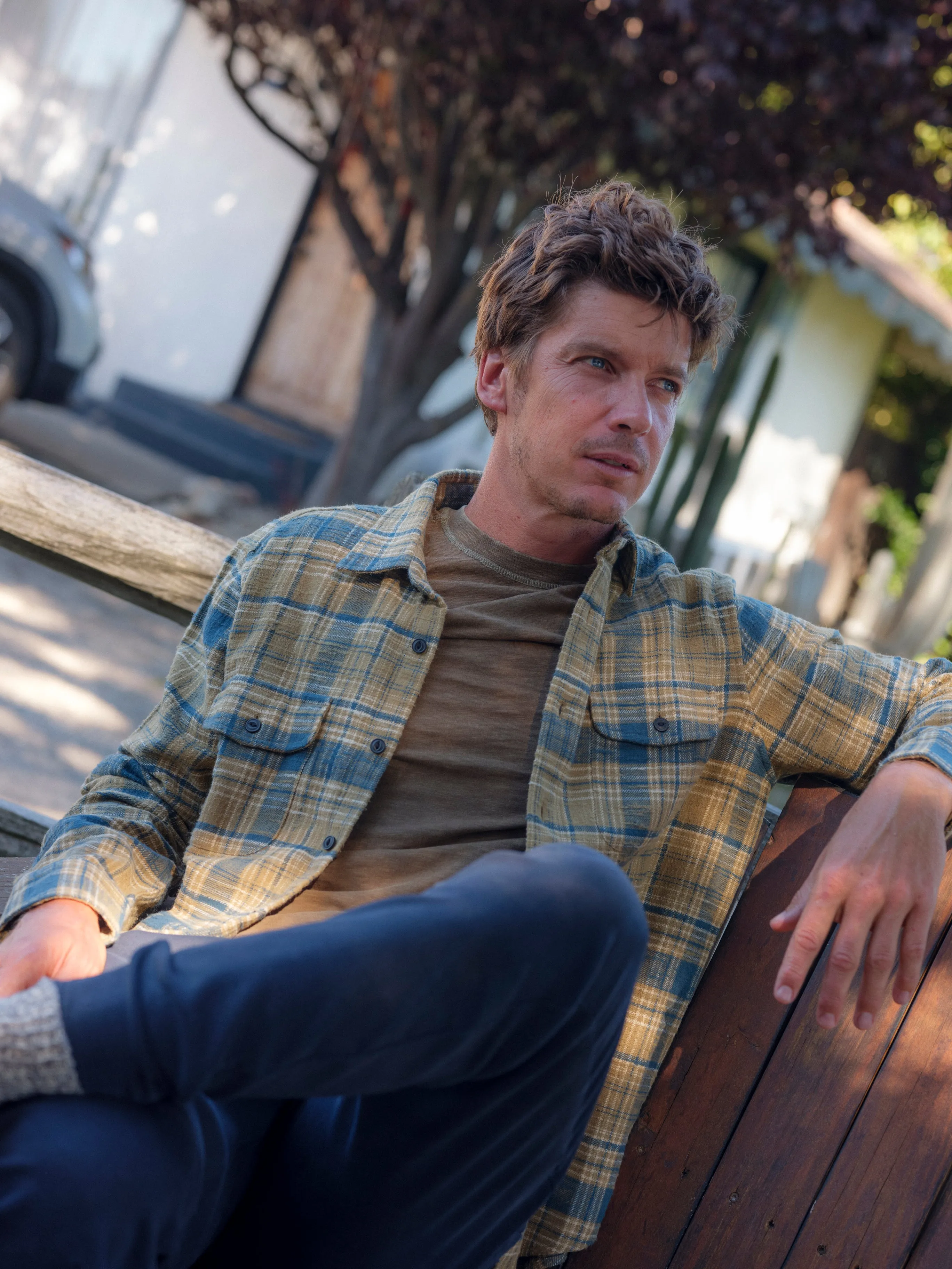 Vintage Slub Twill Shirt - Olive Pine sold by Grayers product image thumbnail 3