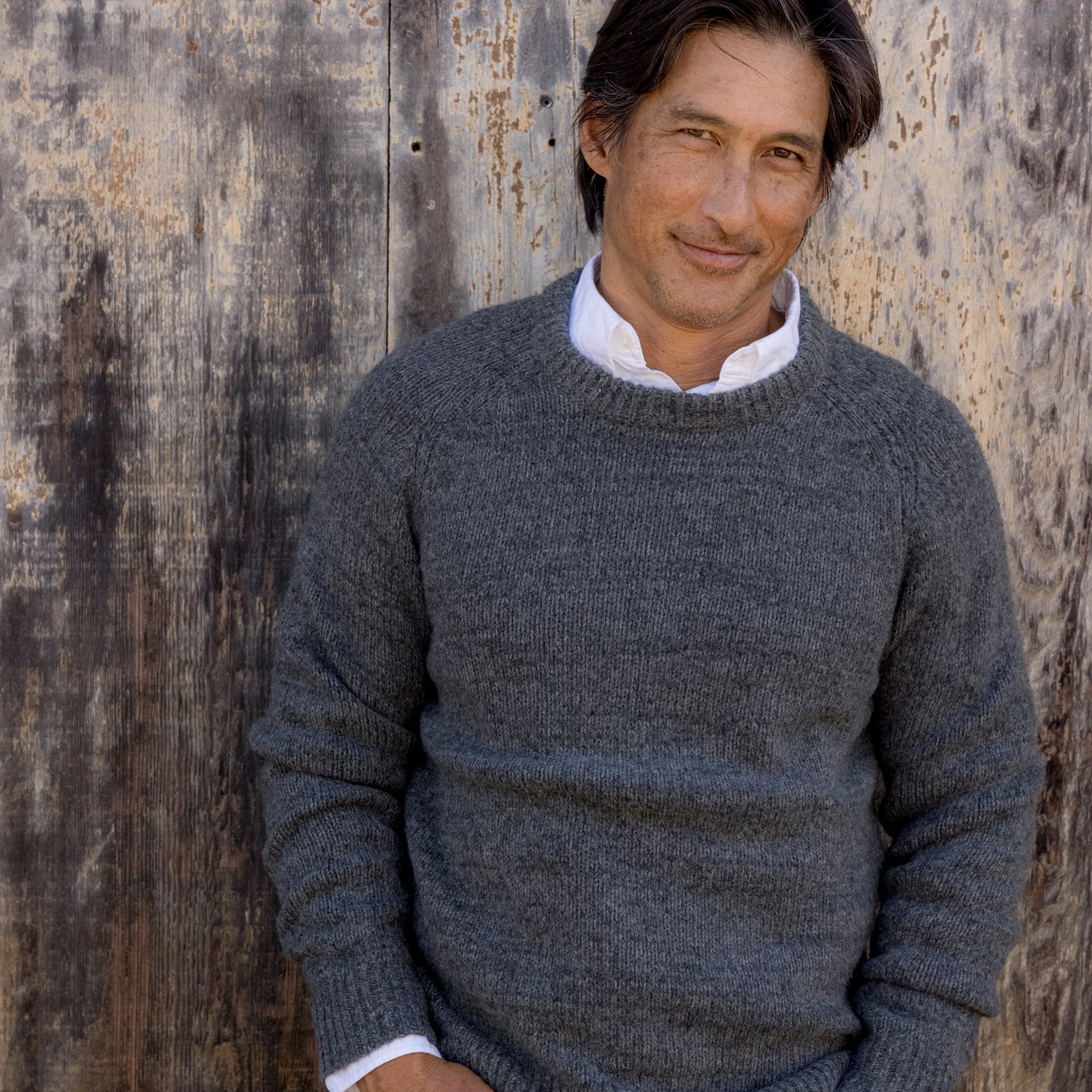 Collegiate Sweater Crew - Charcoal sold by Grayers product image thumbnail 2