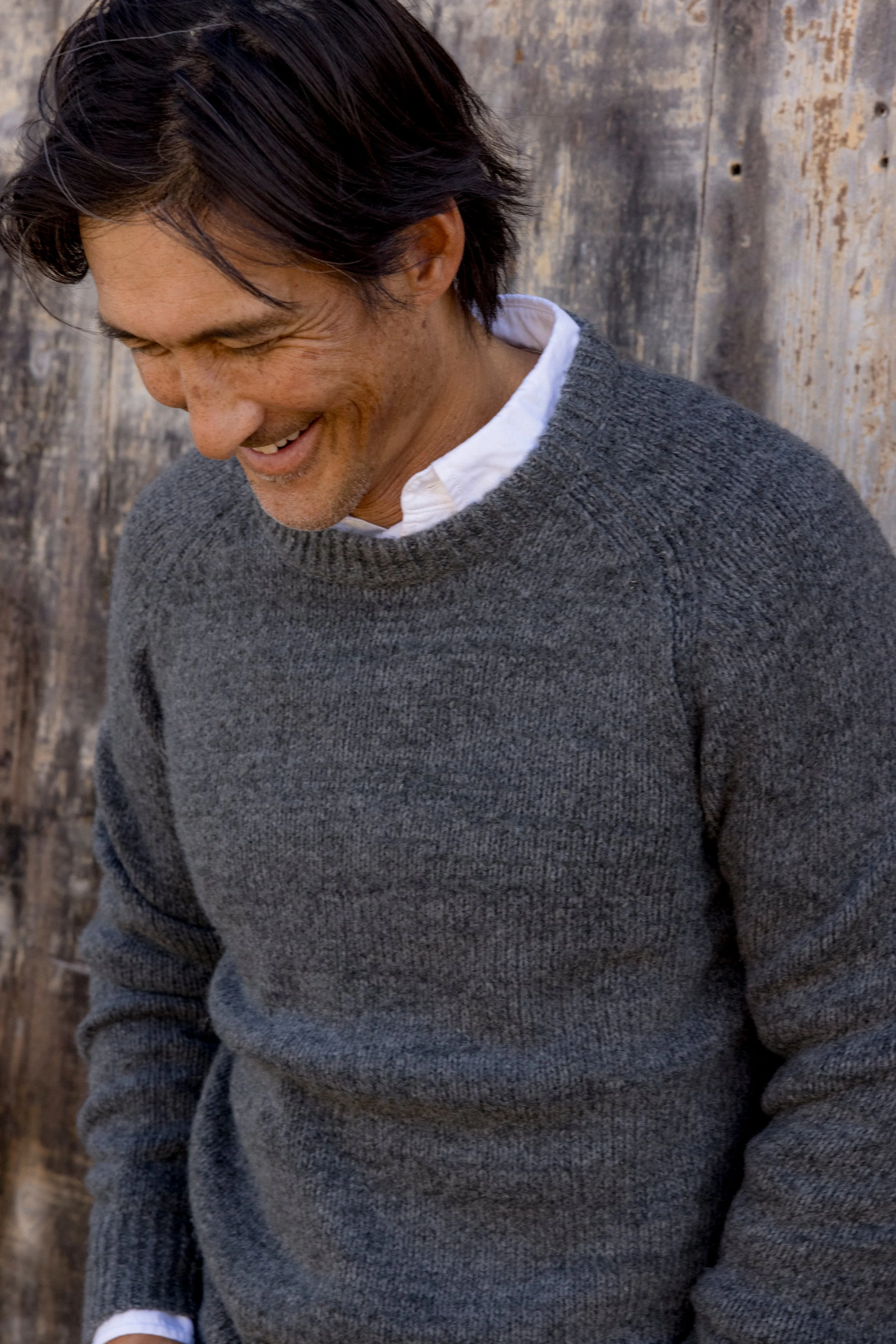 Collegiate Sweater Crew - Charcoal sold by Grayers product image thumbnail 3