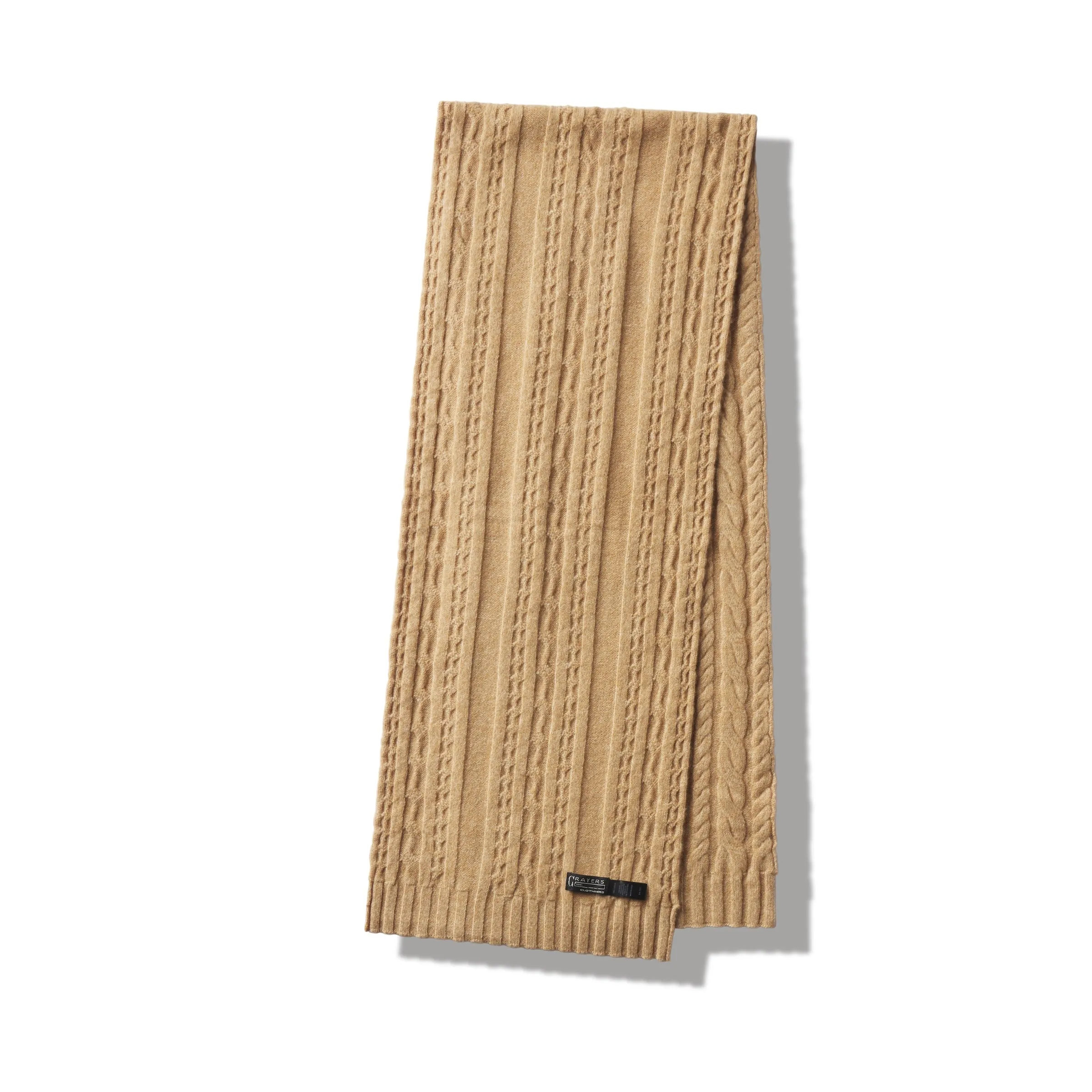Yarmouth Cable Scarf - Mushroom sold by Grayers product image thumbnail 2