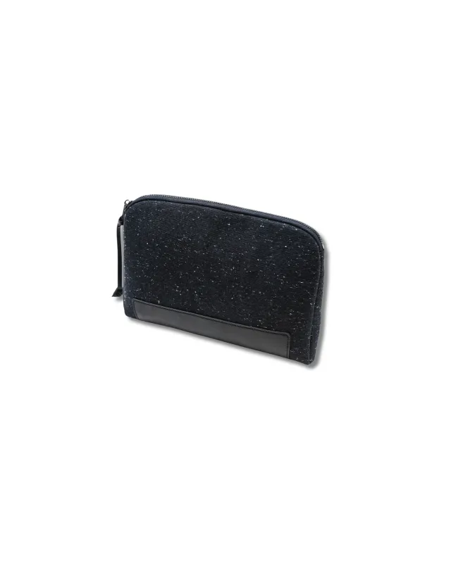 Windhoek I Pad Case - Charcoal Gray Donegal * made by Grayers
