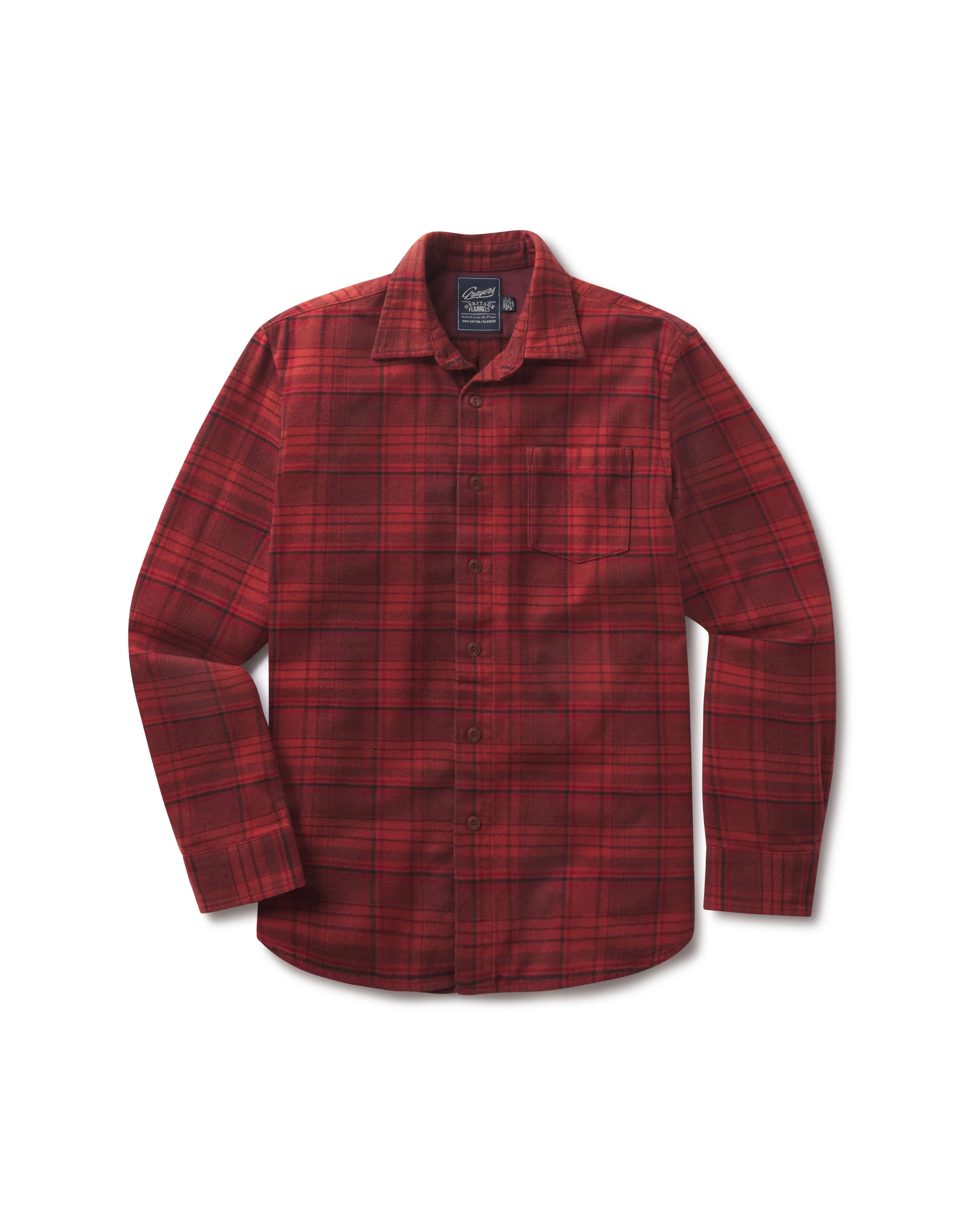 Russet Heritage Flannel - Russet Red sold by Grayers
