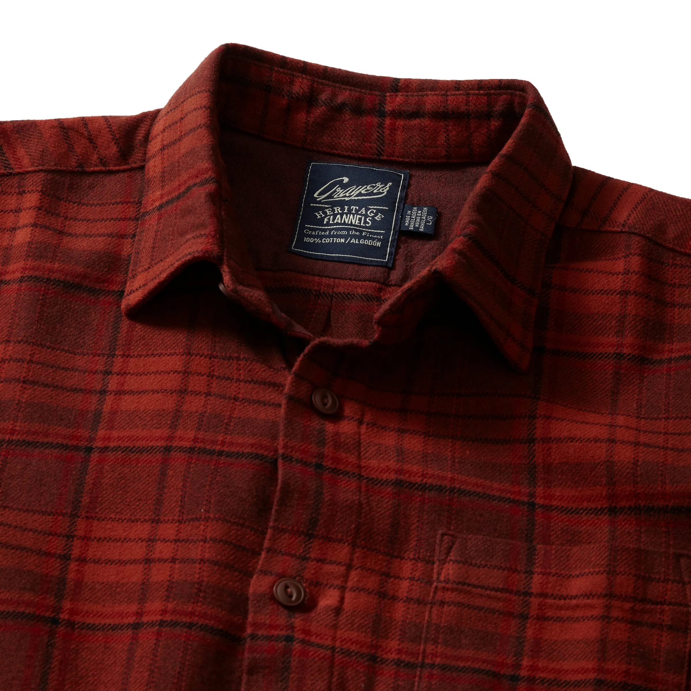 Russet Heritage Flannel - Russet Red sold by Grayers product image thumbnail 2
