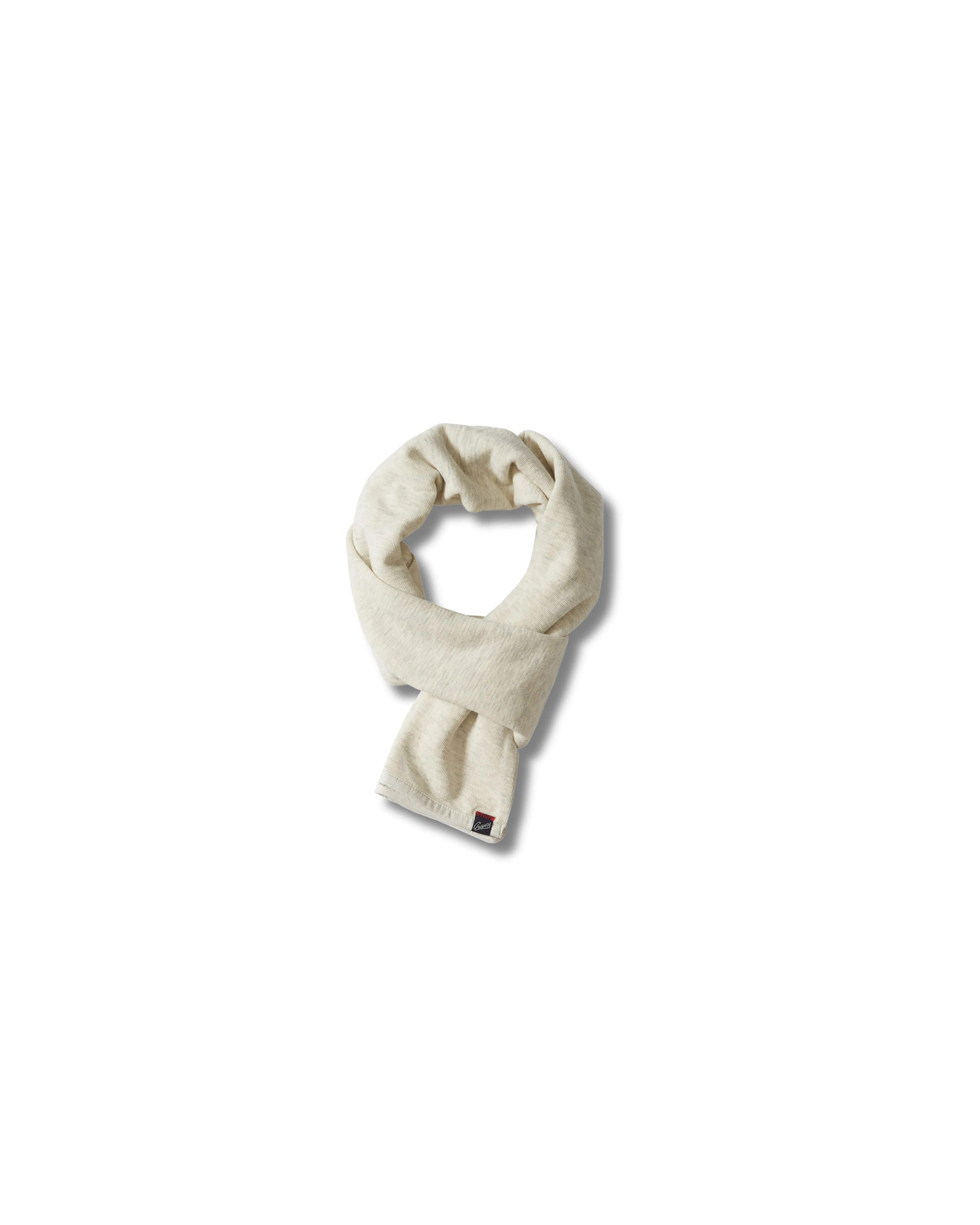 New Windsor Double Cloth Cotton Scarf - Oatmeal sold by Grayers