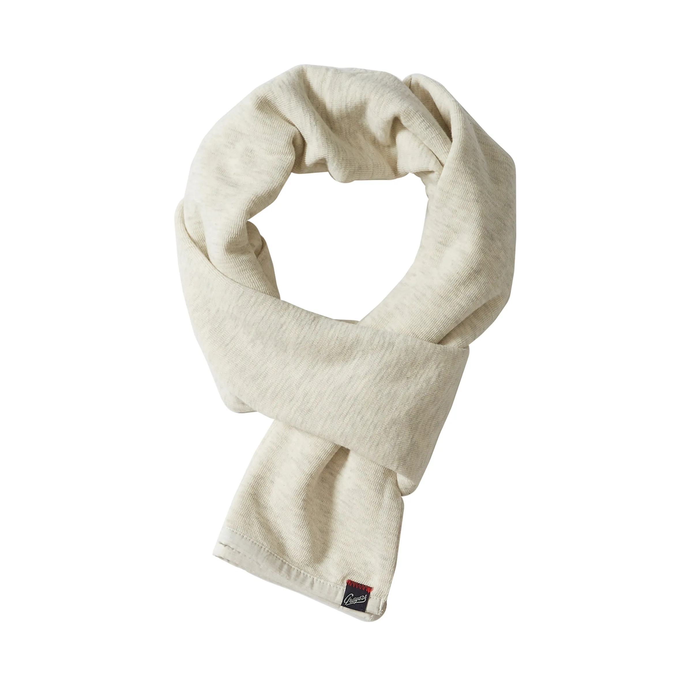 New Windsor Double Cloth Cotton Scarf - Oatmeal sold by Grayers product image thumbnail 3