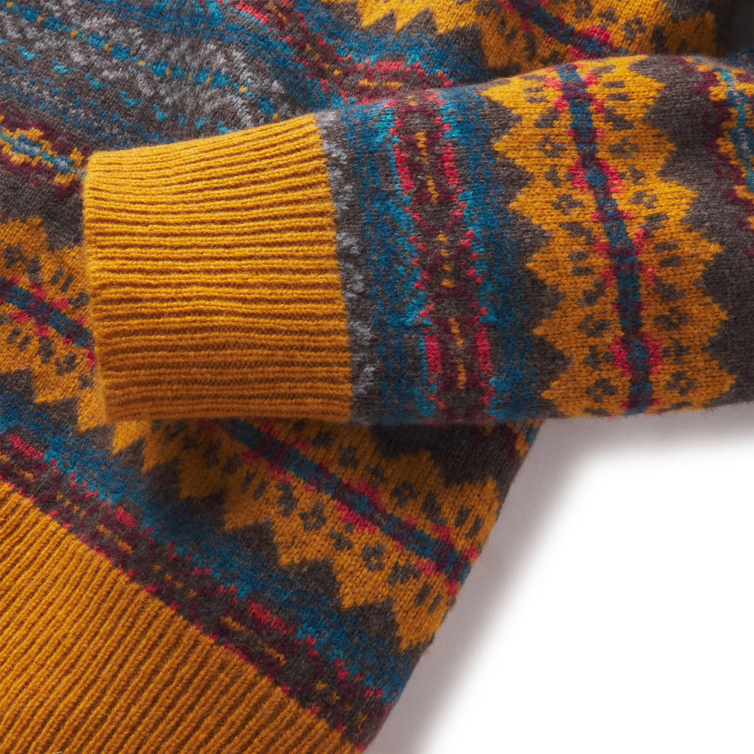 Burns Wool Fair Isle - Brown Multi color sold by Grayers product image thumbnail 3