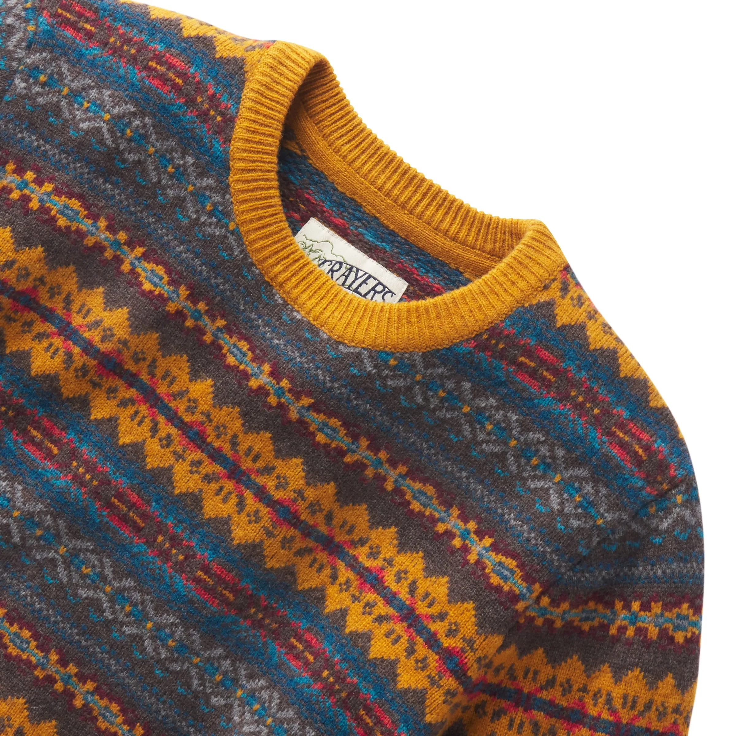 Burns Wool Fair Isle - Brown Multi color sold by Grayers product image thumbnail 2