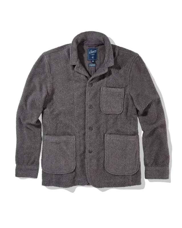 New Albemarle Fleece Blazer - Chocolate Plum sold by Grayers