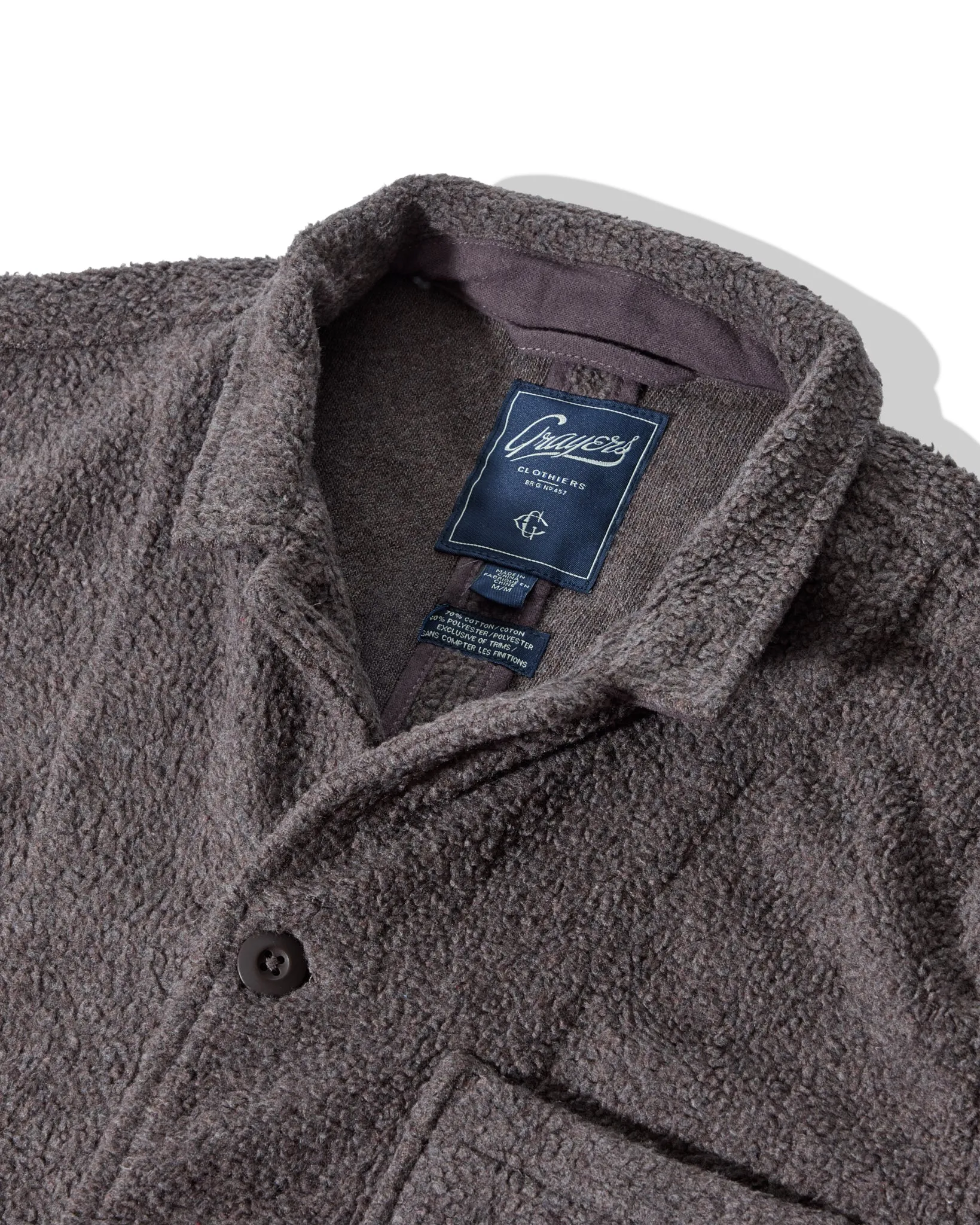 New Albemarle Fleece Blazer - Chocolate Plum sold by Grayers product image thumbnail 3