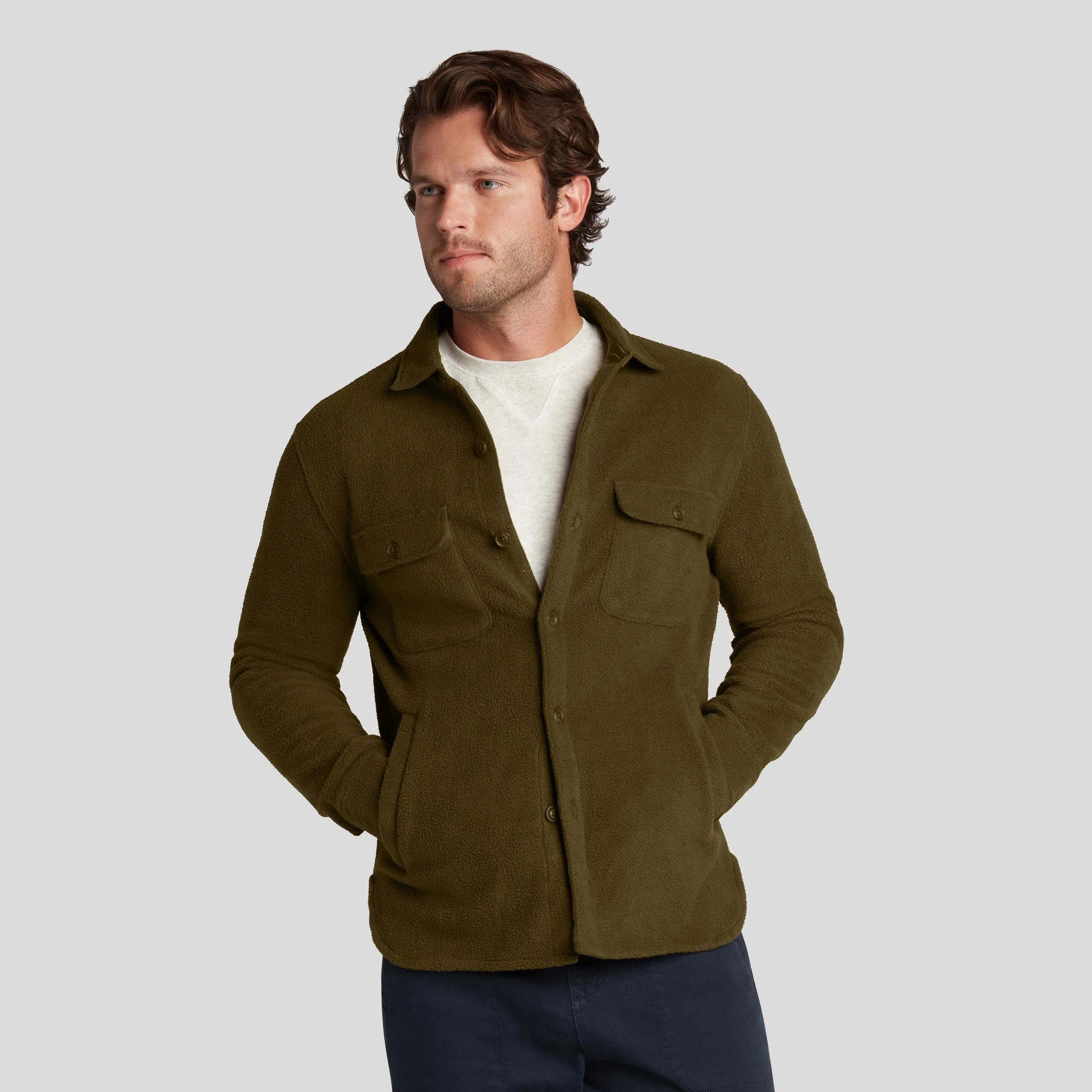 Micro Fleece CPO - Loden sold by Grayers product image thumbnail 4