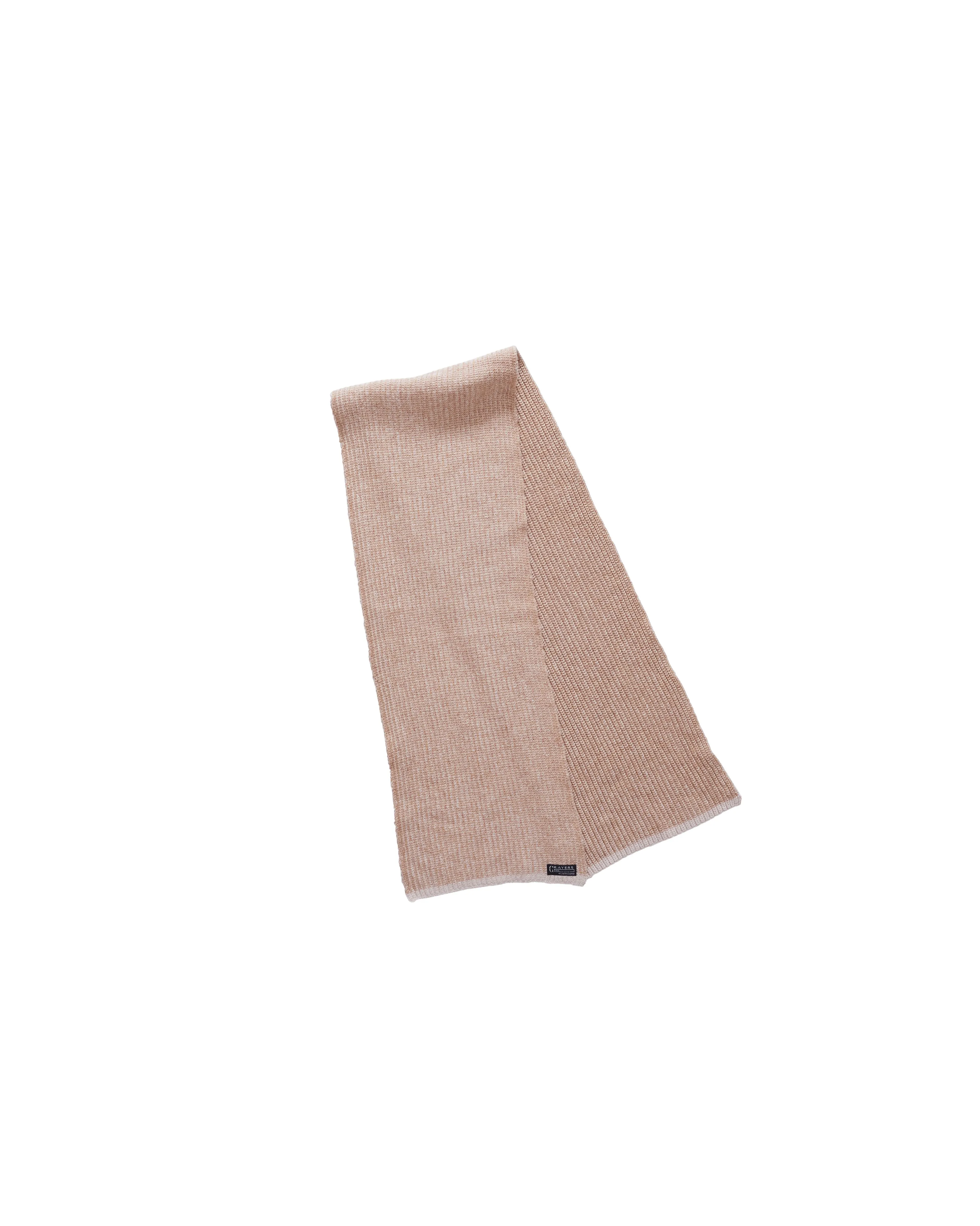 Belmont Plaited Half Cardigan Scarf - Caramel sold by Grayers