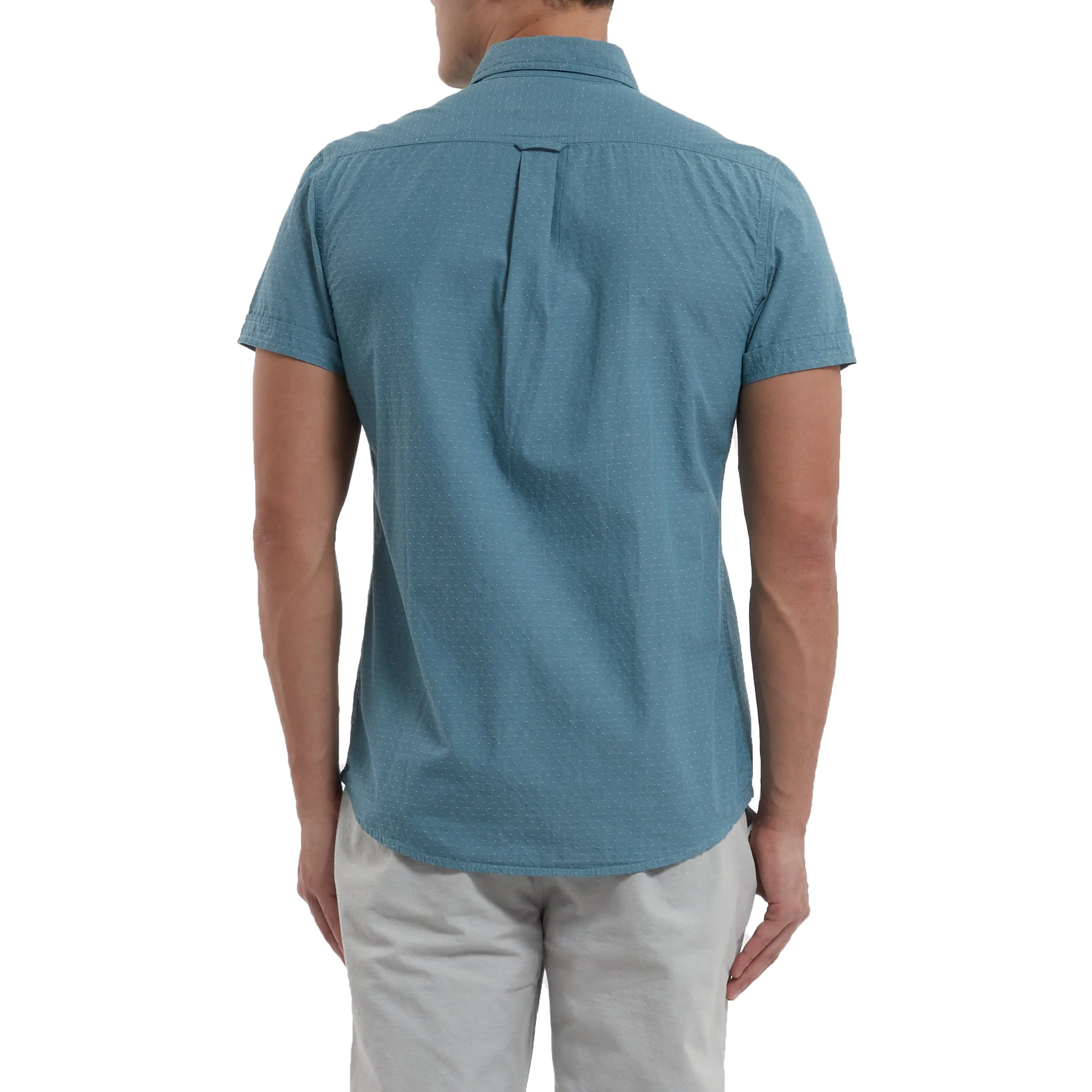 Townsend Dobby Short Sleeve Shirt - Storm Blue Whisper* sold by Grayers product image thumbnail 4
