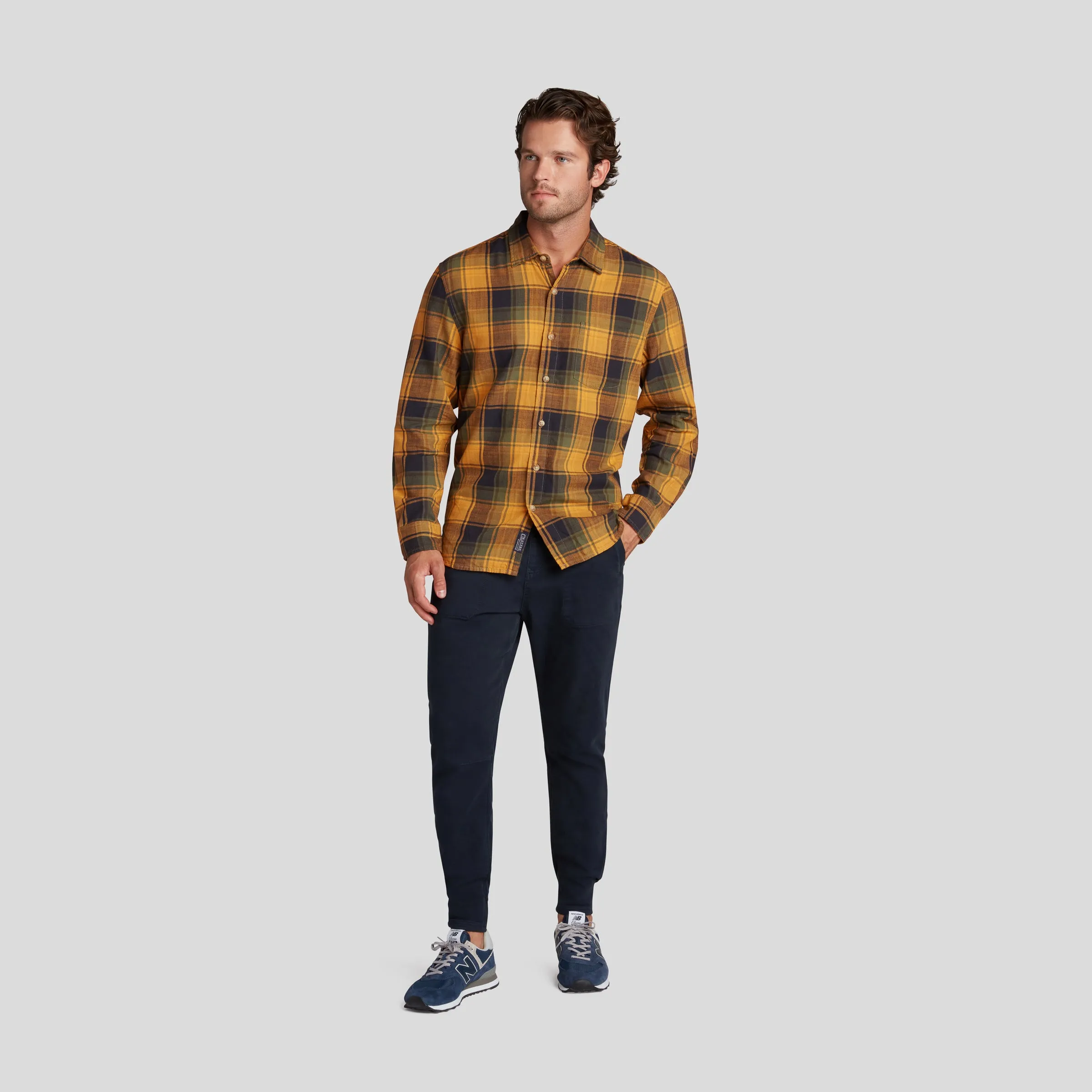 Lightweight Herringbone Twill - Spruce Yellow (Final Sale) sold by Grayers product image thumbnail 5