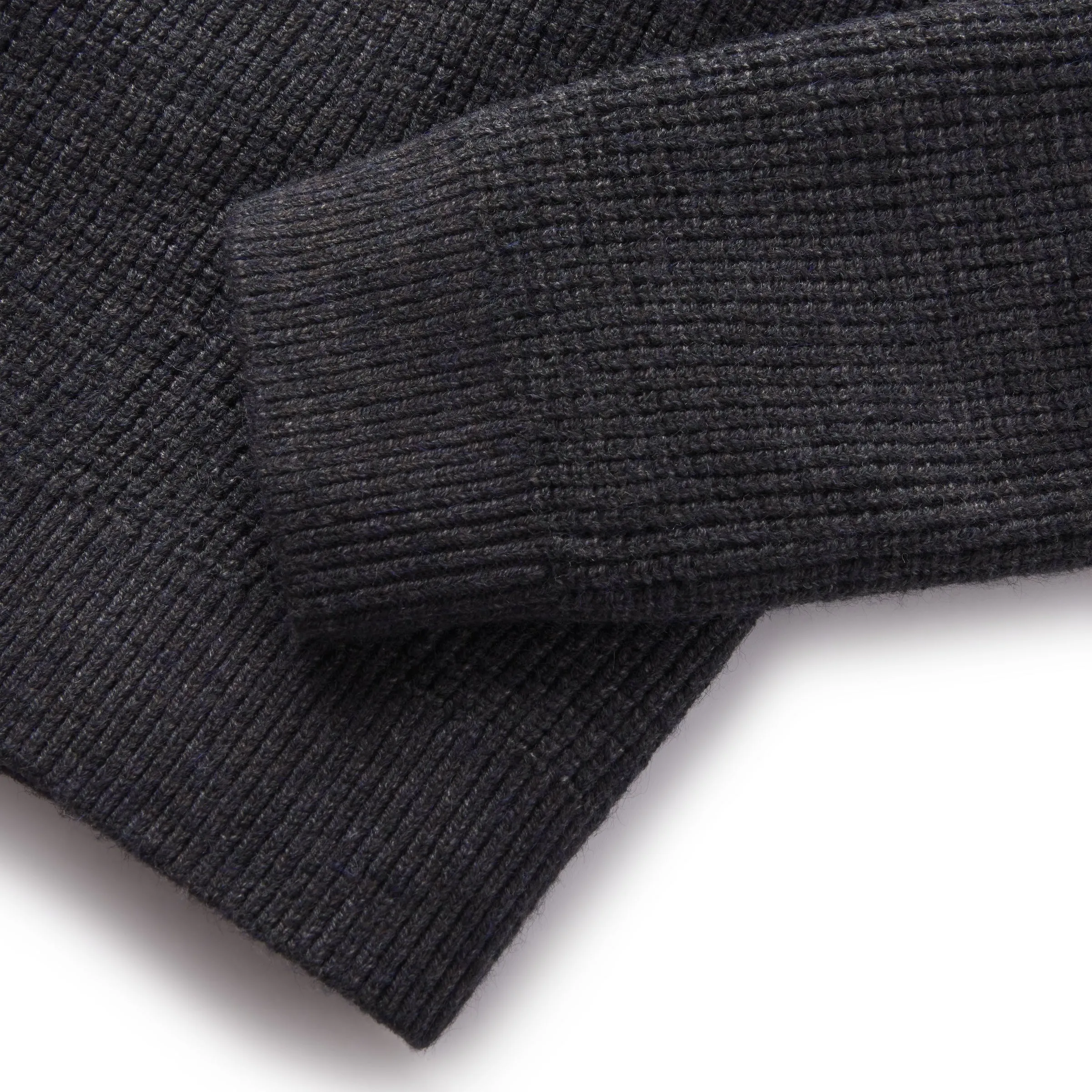 Waffle Stitch Crew Sweater - Charcoal sold by Grayers product image thumbnail 3