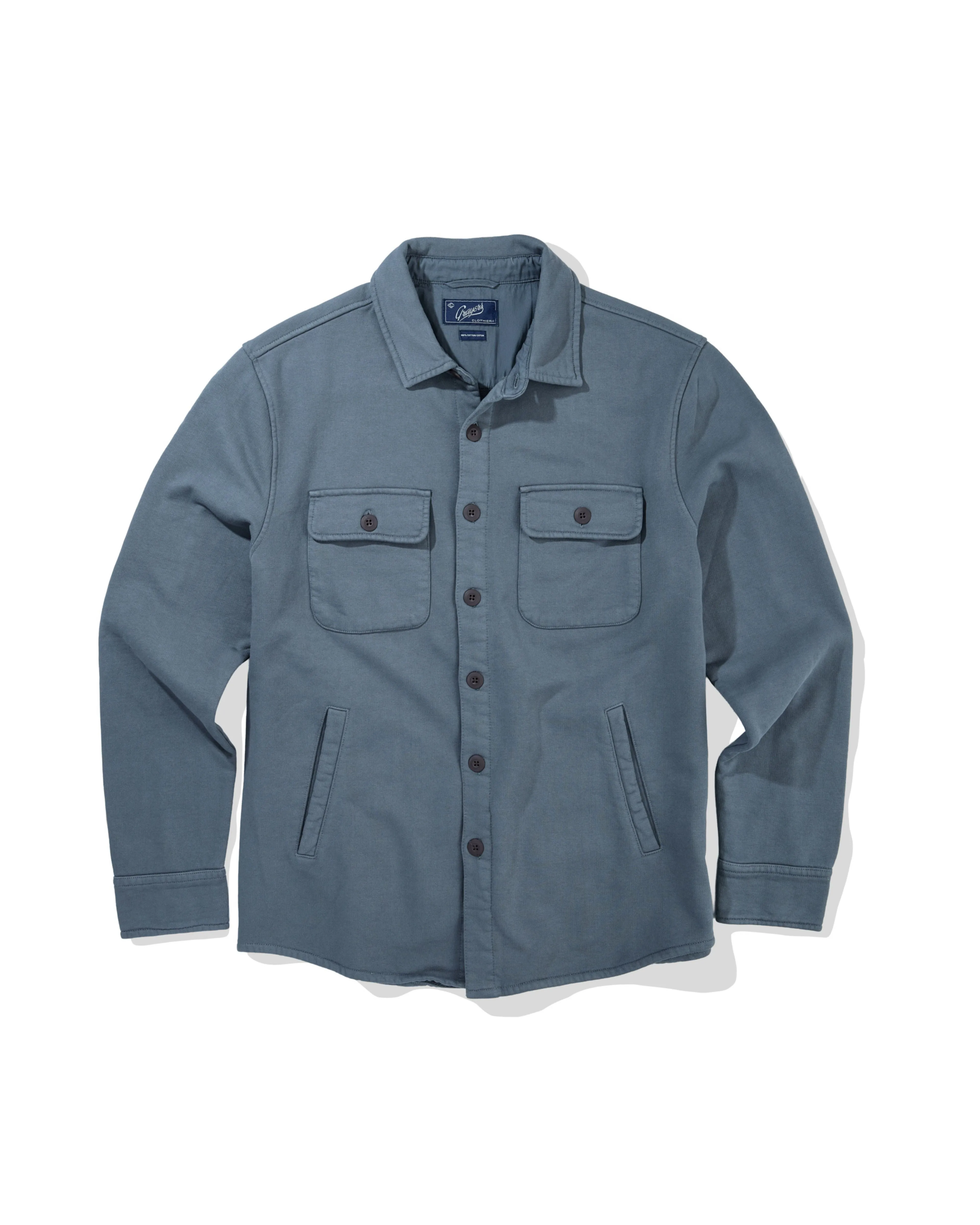 Defender Terry CPO Jacket - Dark Slate sold by Grayers