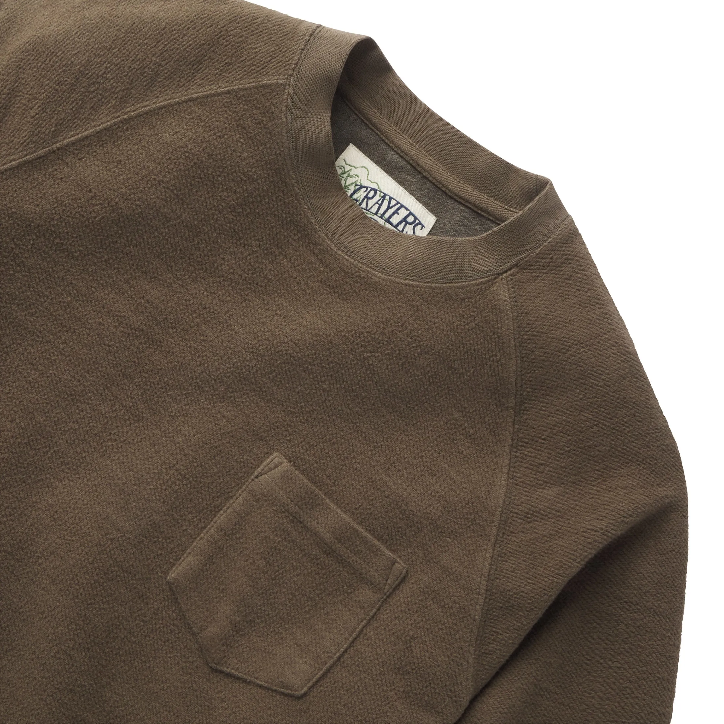 Dunlop Reverse Fleece Crew Neck - Moss sold by Grayers product image thumbnail 2