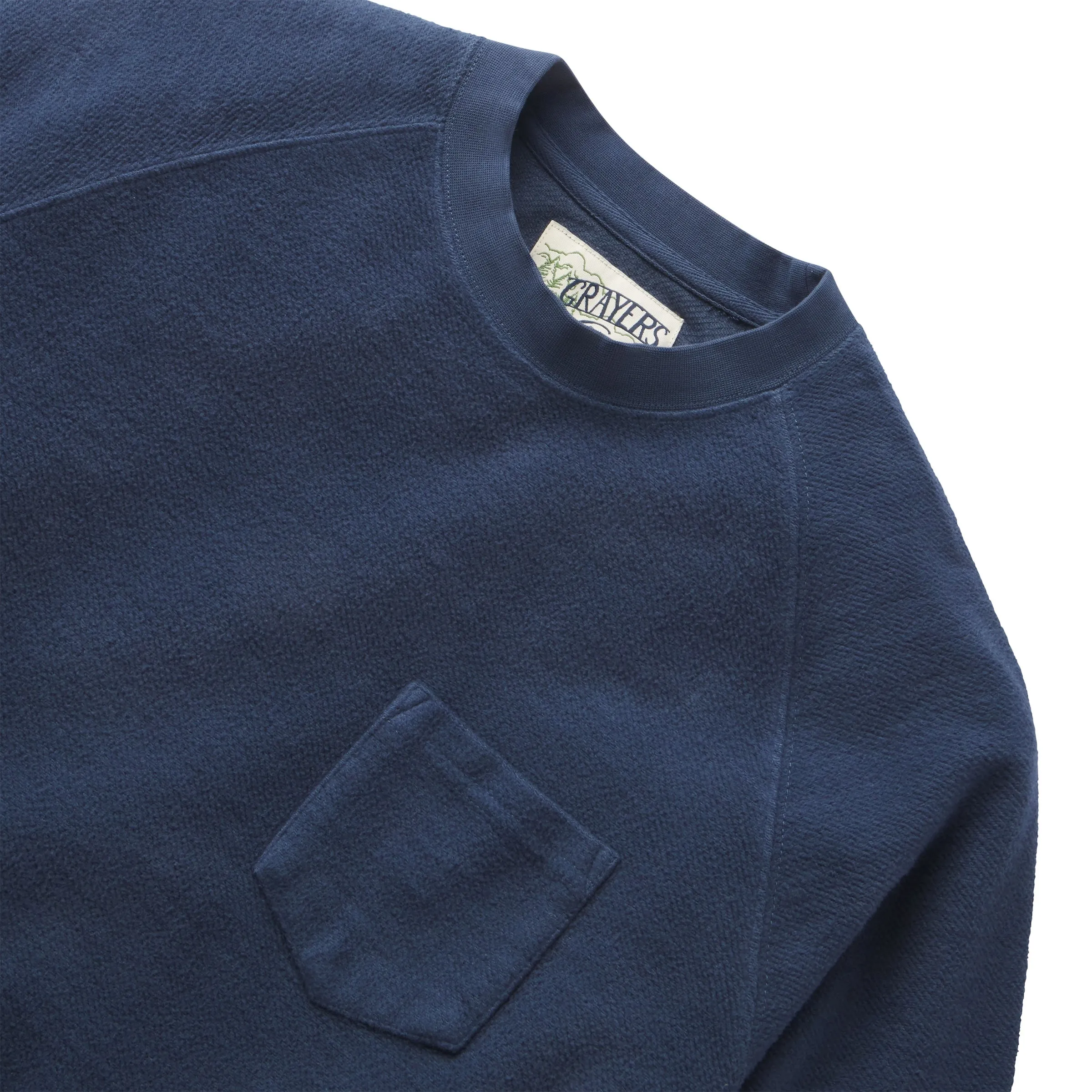 Dunlop Reverse Fleece Crew Neck - Dark Blue sold by Grayers product image thumbnail 5