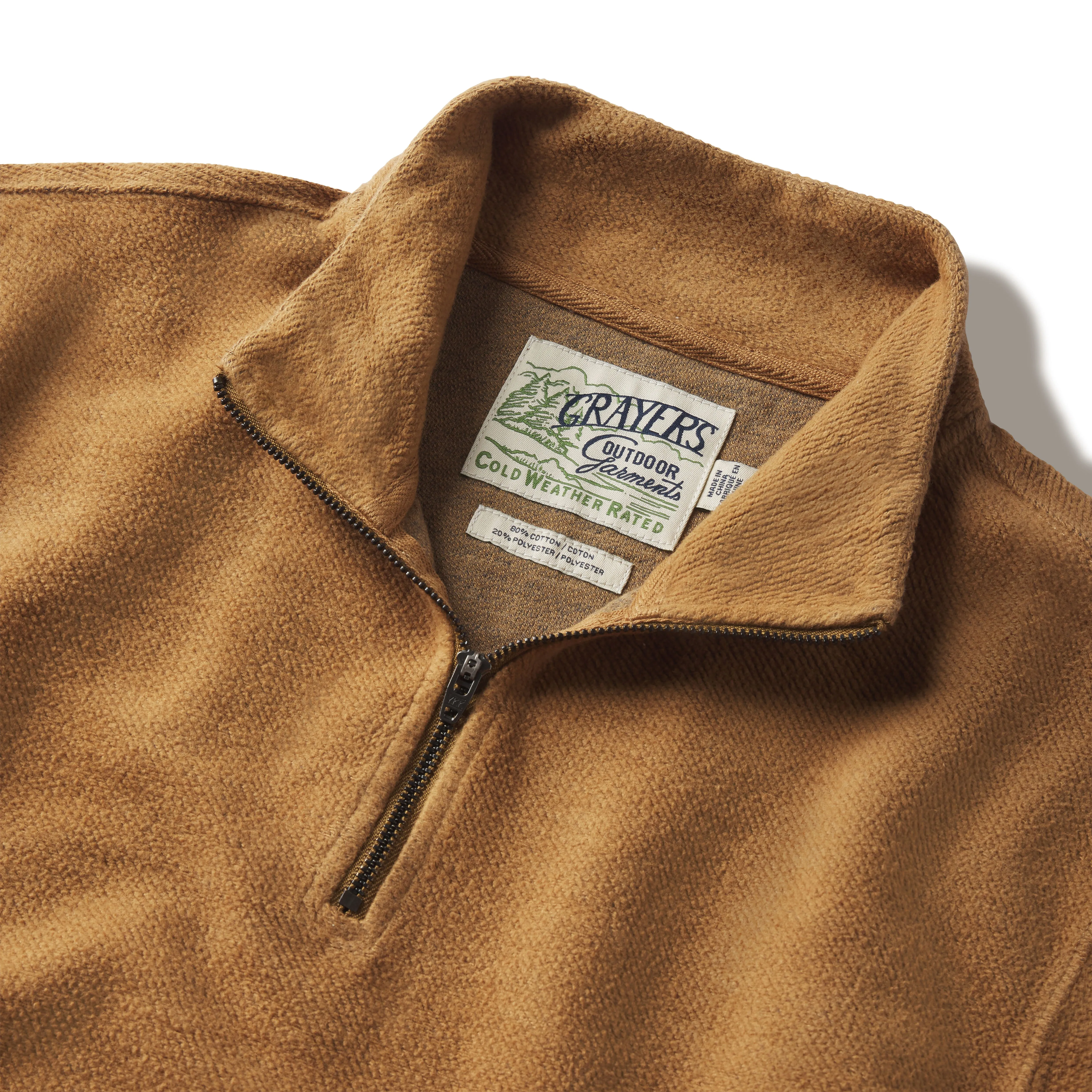 Dunlop Reverse 1/4 Zip - Tea Brown sold by Grayers product image thumbnail 5