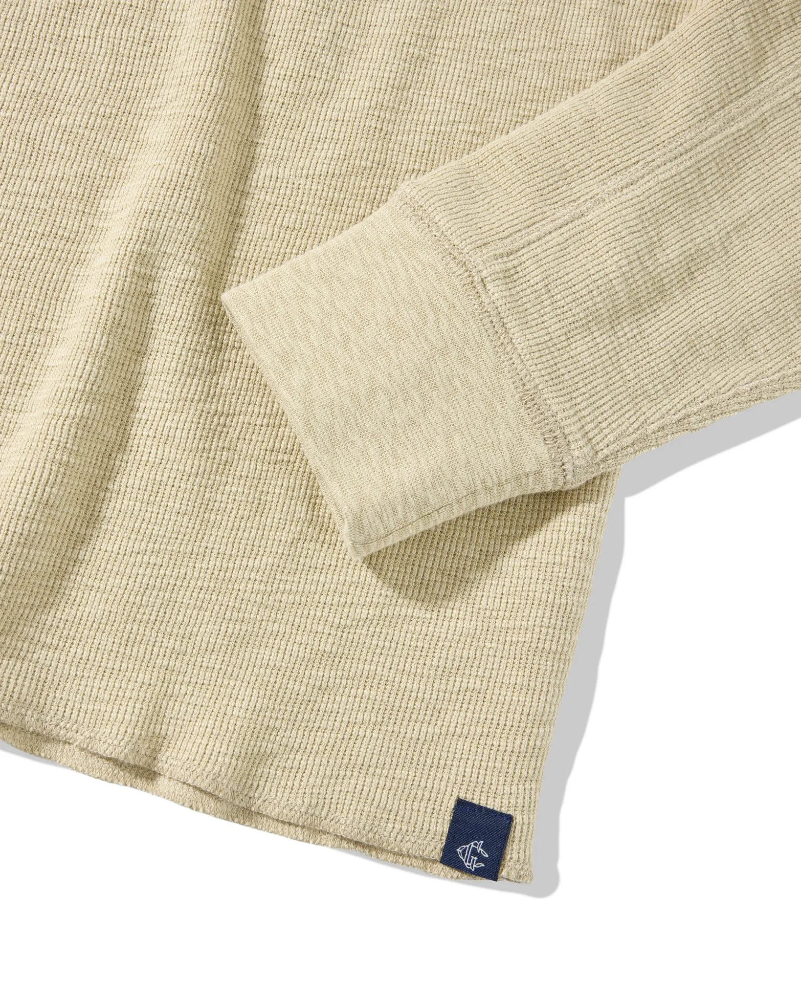 Clint Waffle Cotton Crew - Dried Herb sold by Grayers product image thumbnail 3