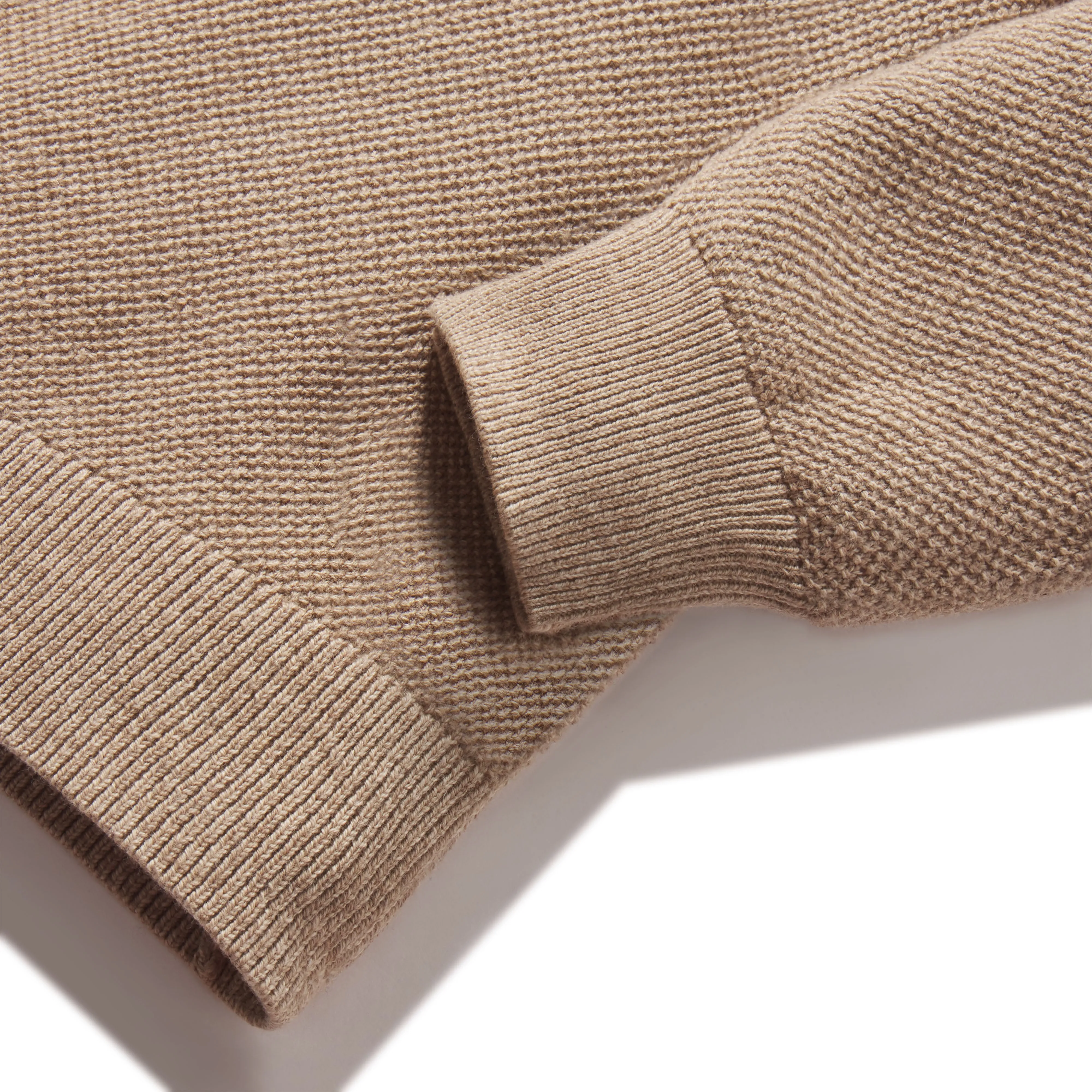 Ernest Cotton Cashmere Crew - Oatmeal sold by Grayers product image thumbnail 3