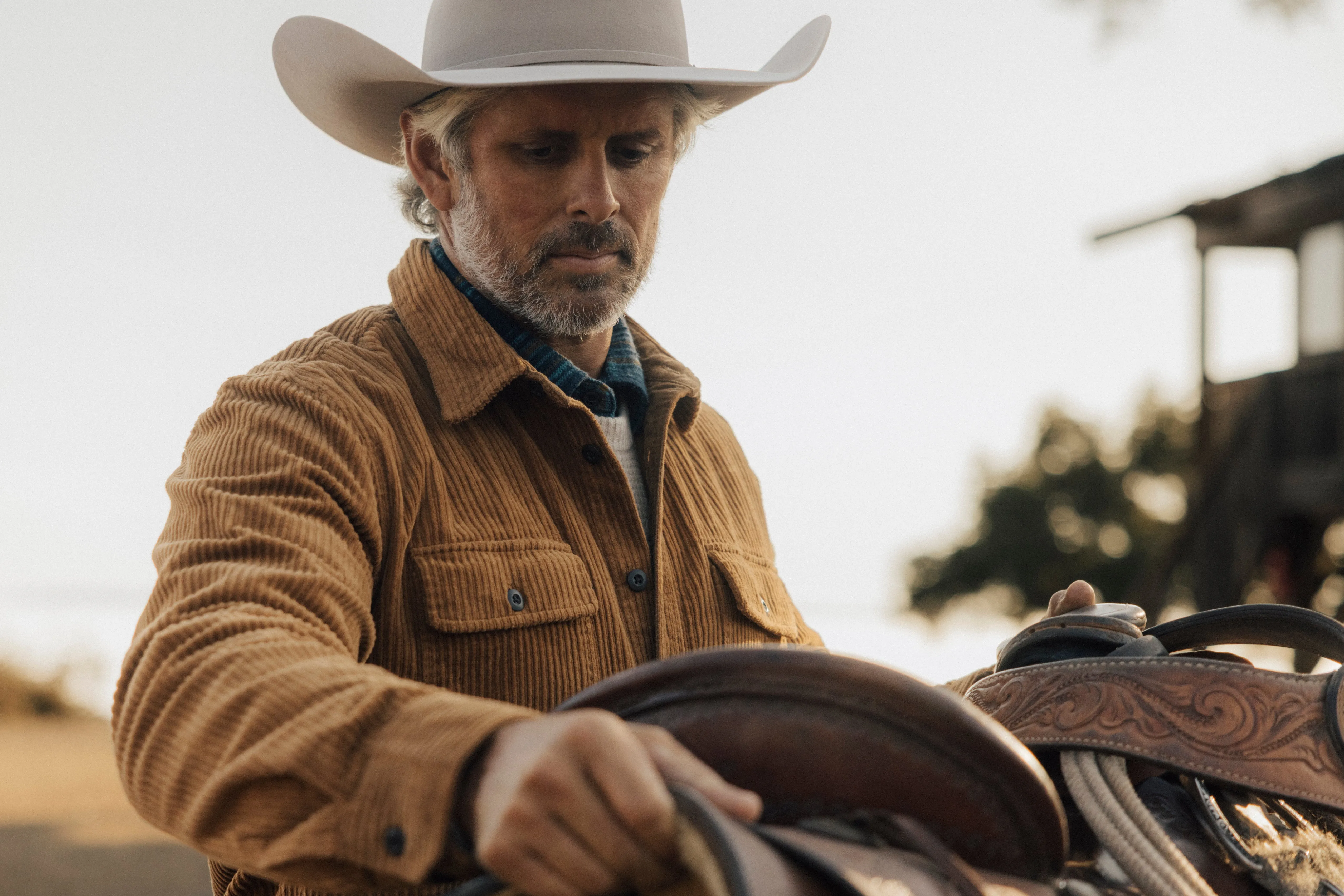 Catalina Rope Cord Shirt Jacket - Cognac sold by Grayers product image thumbnail 4