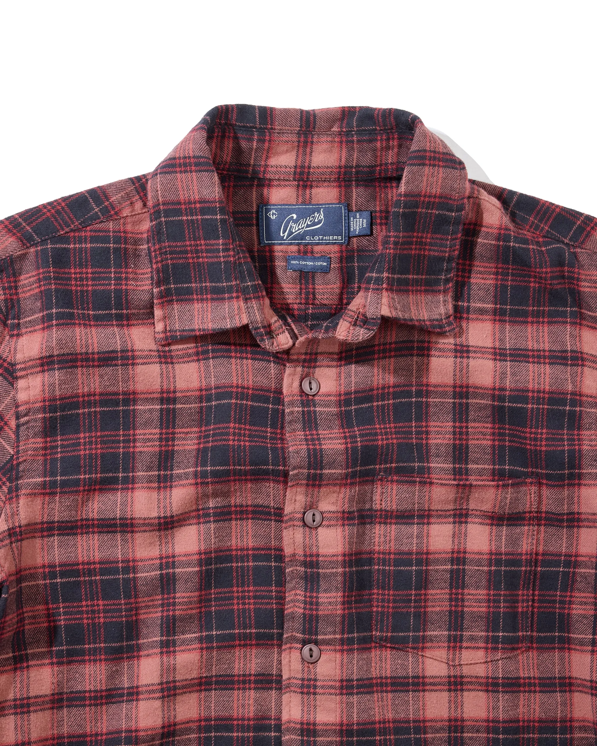 Shady Grove Stretch Flannel - Red Mahogany sold by Grayers product image thumbnail 2