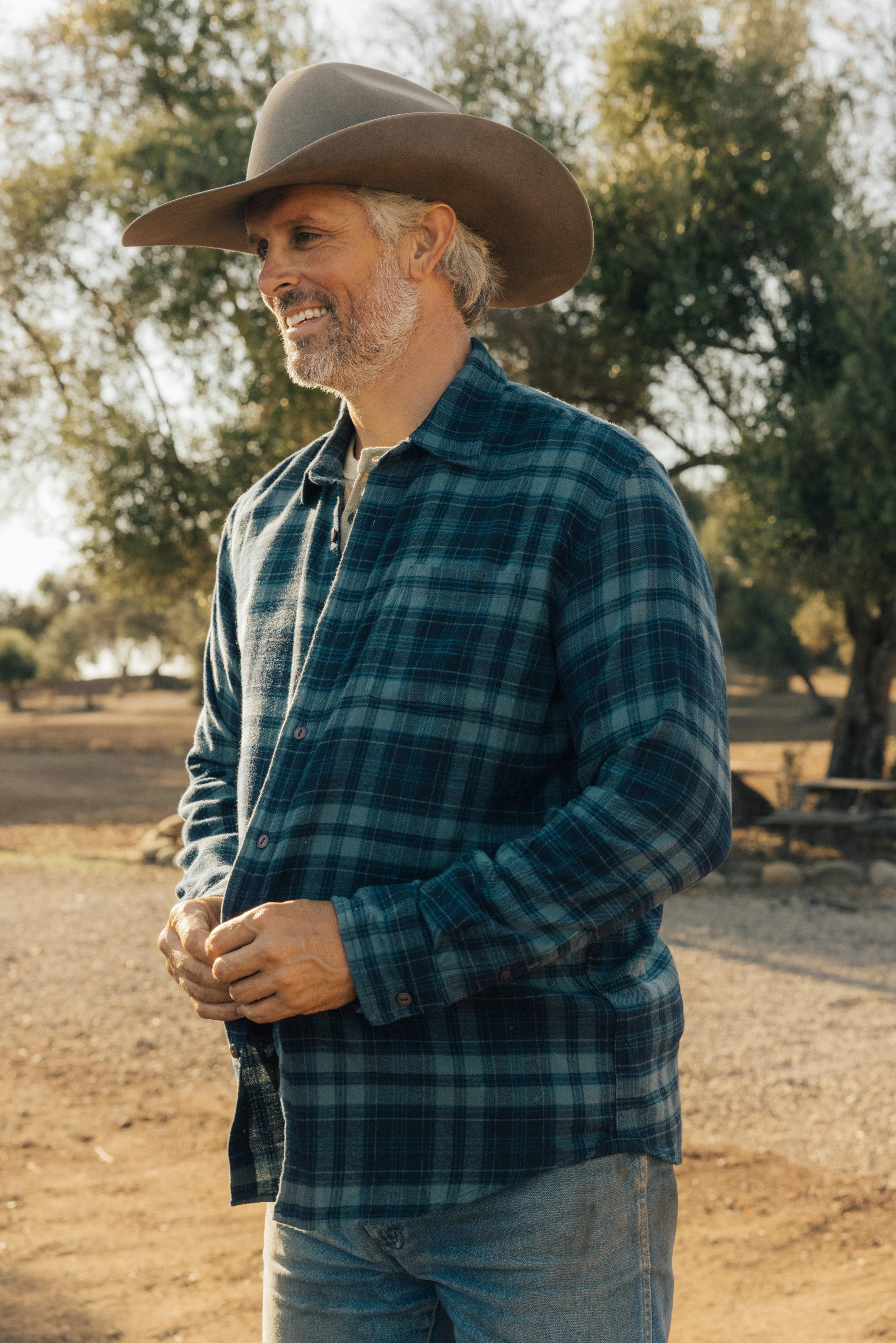 Shady Grove Stretch Flannel - Green Pine sold by Grayers product image thumbnail 2