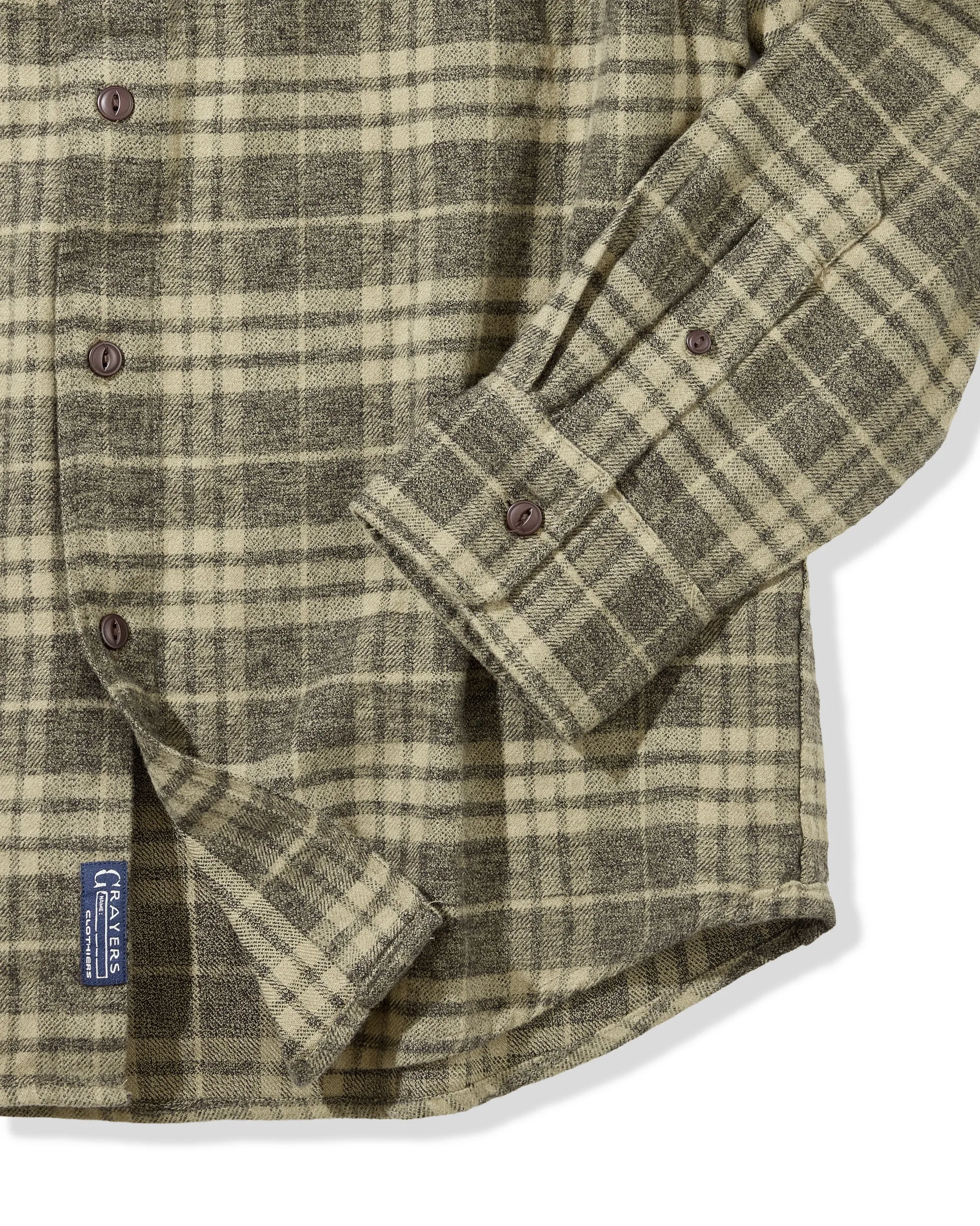 Jaspe Midweight Flannel - Agave Gray sold by Grayers product image thumbnail 3