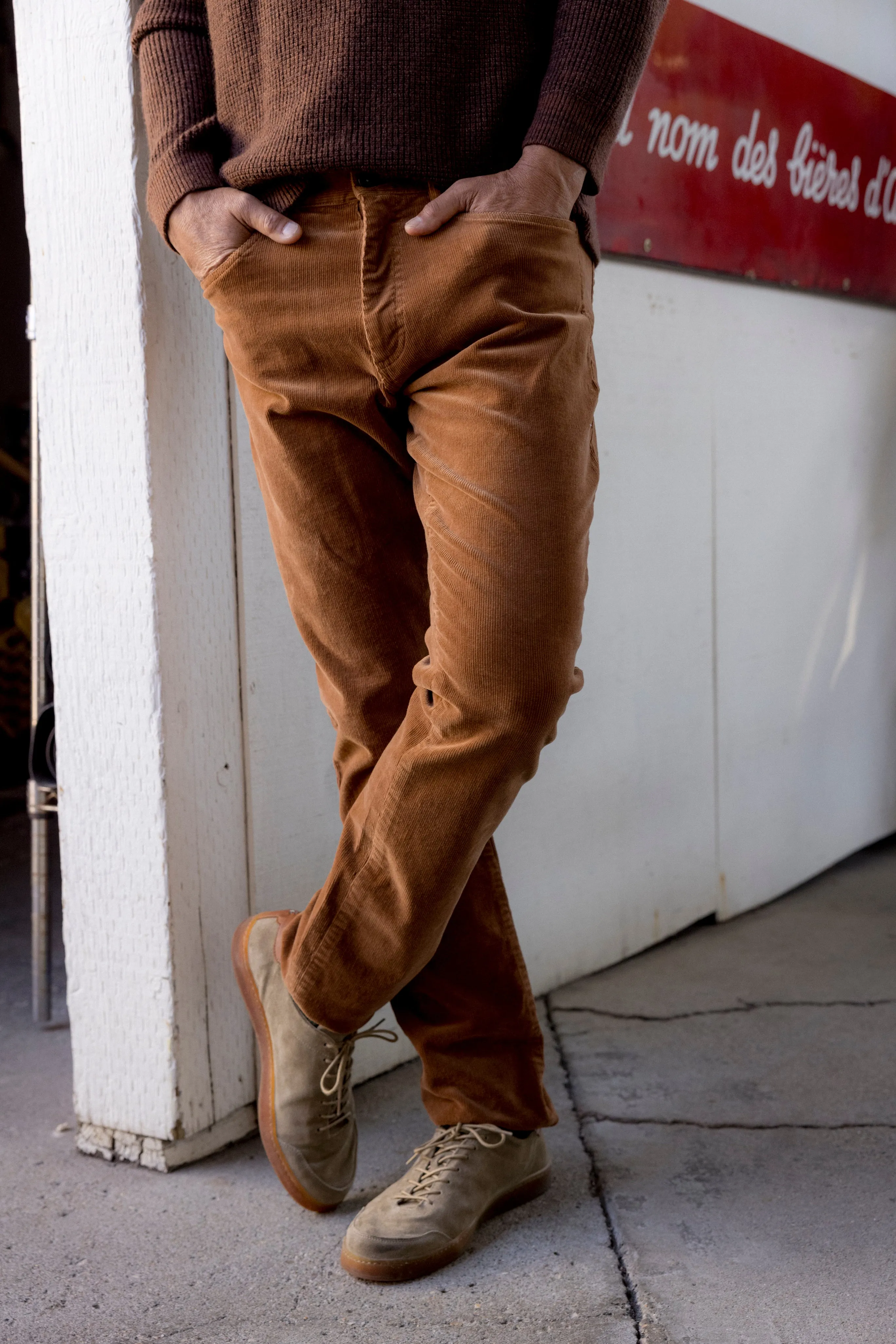 Burlington 5 Pocket Stretch Corduroy - Rawhide sold by Grayers product image thumbnail 2
