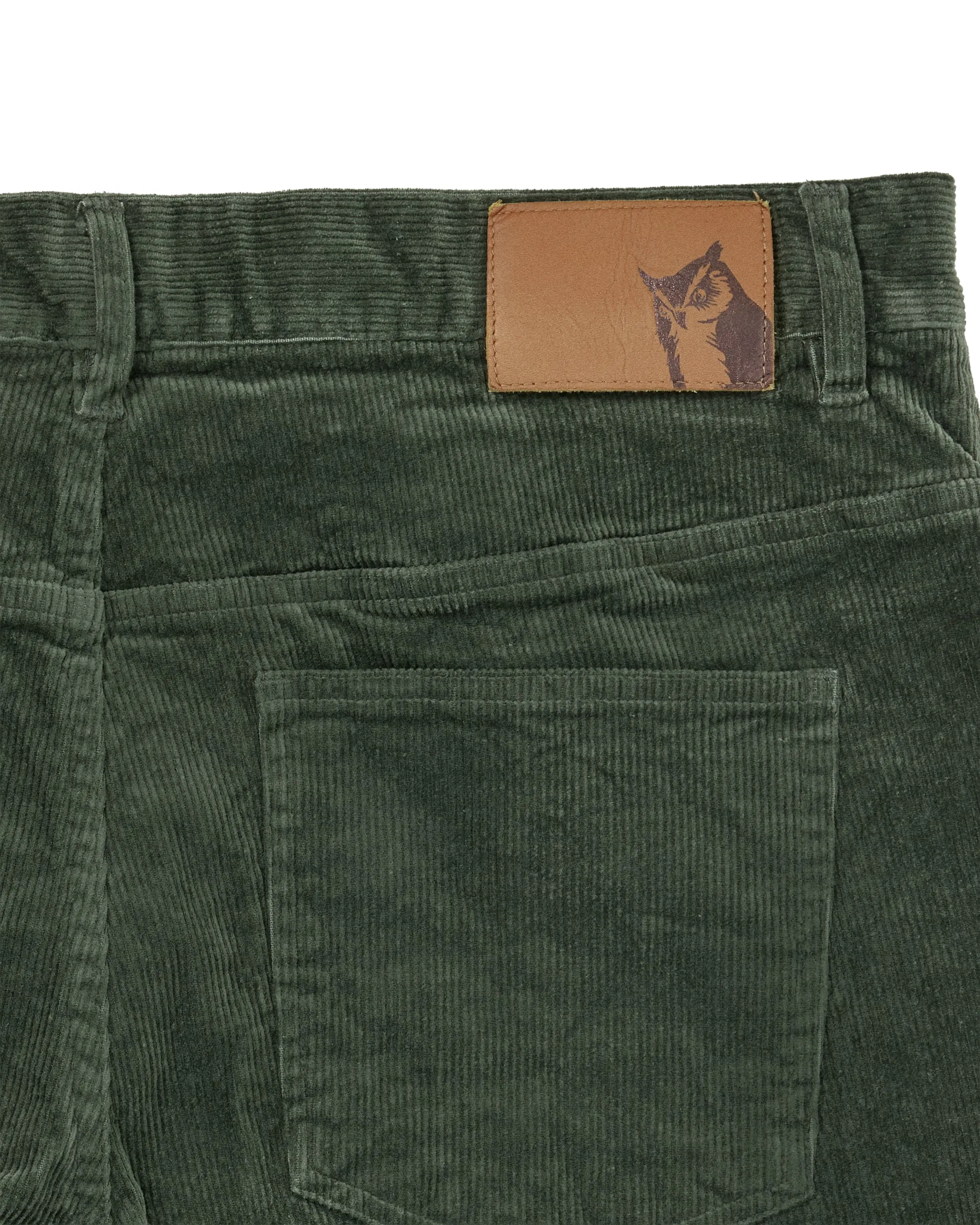 Burlington 5 Pocket Stretch Corduroy - Dusty Olive sold by Grayers product image thumbnail 3