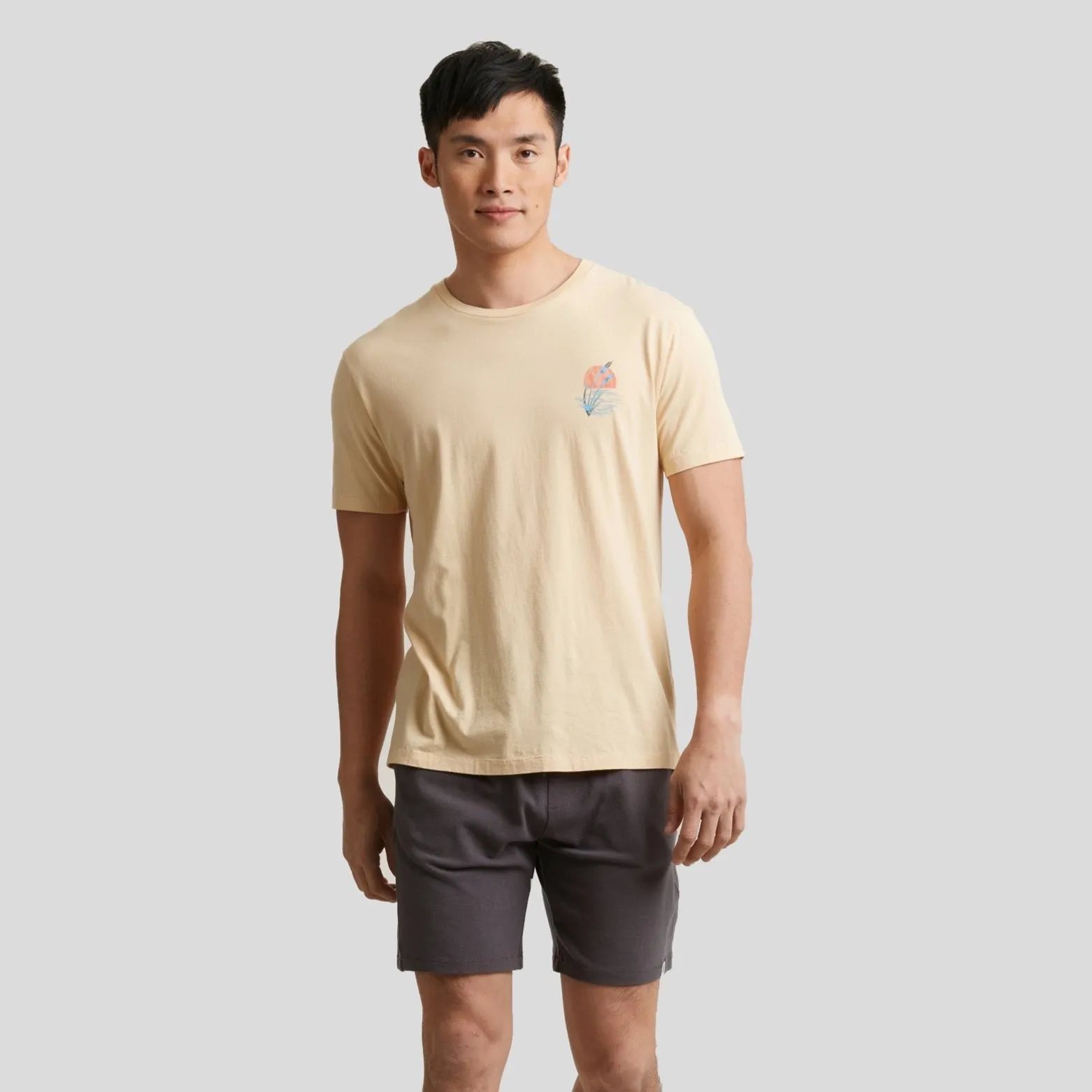 Sun Print Tee - Wheat * sold by Grayers product image thumbnail 2