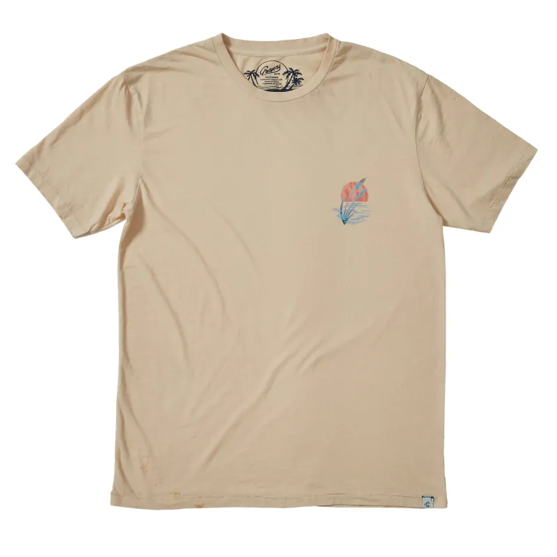 Sun Print Tee - Wheat * sold by Grayers