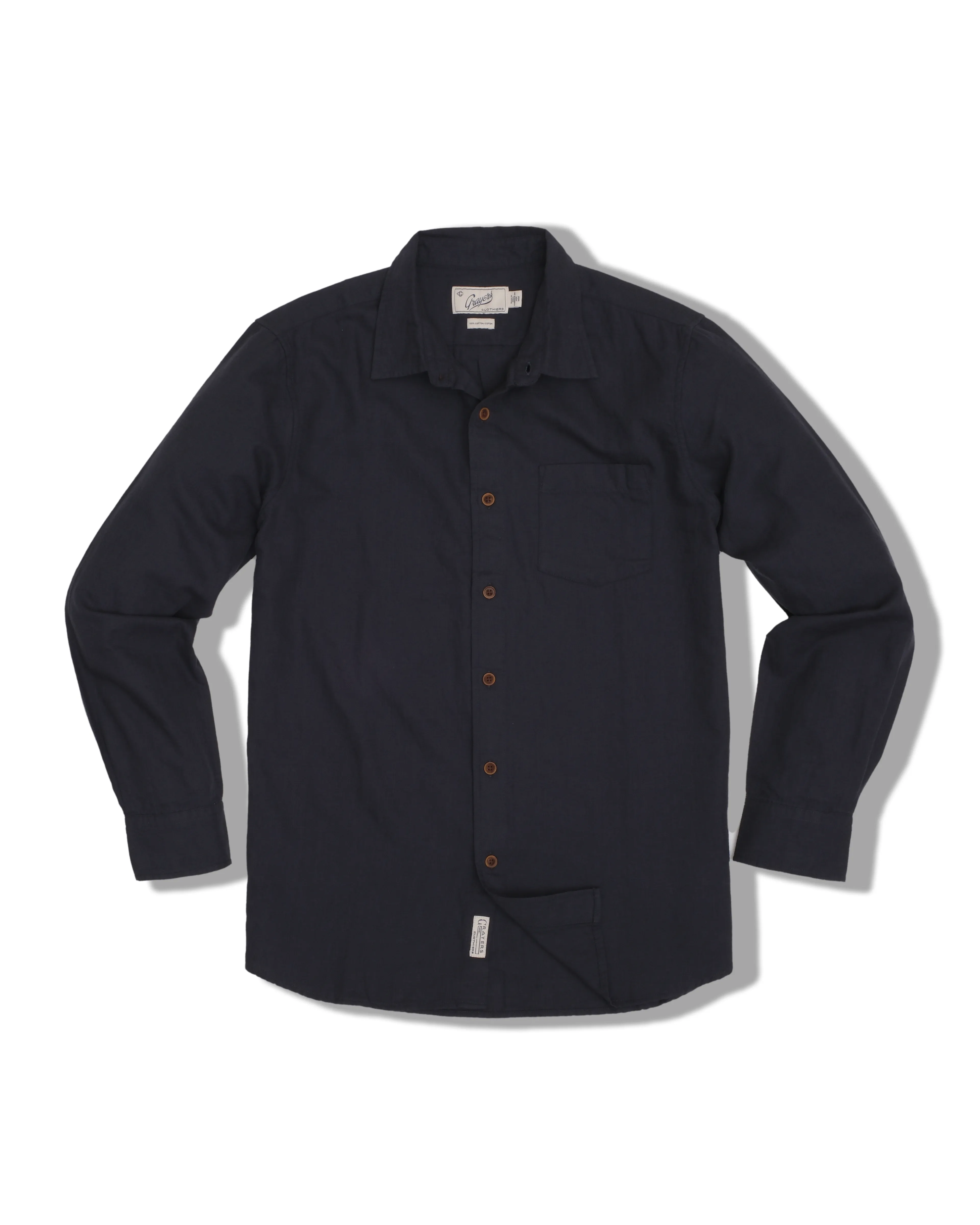Lightweight Powerloom Shirt - Ombre Blue sold by Grayers