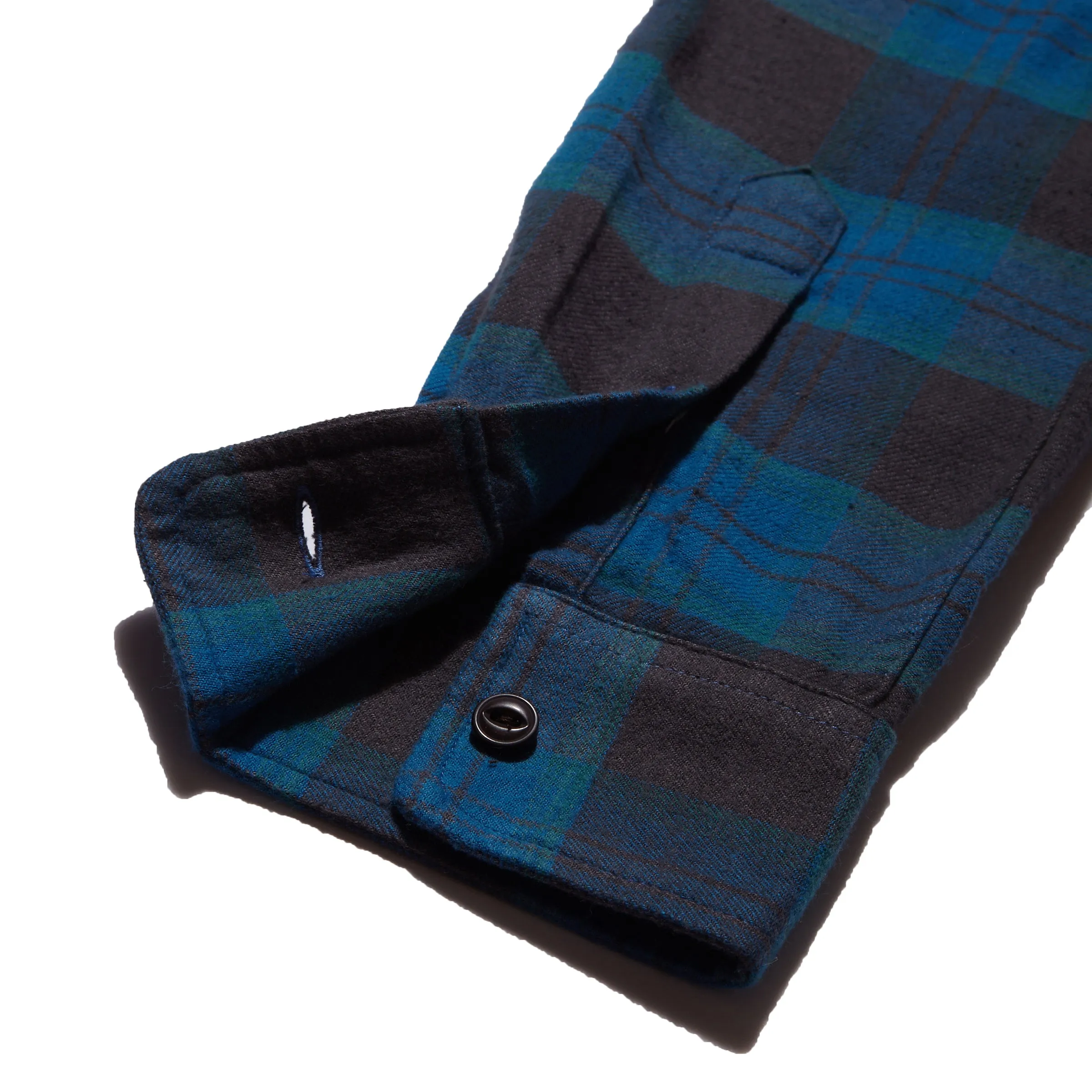 Shady Grove Stretch Flannel Shirt - Teal Olive sold by Grayers product image thumbnail 3