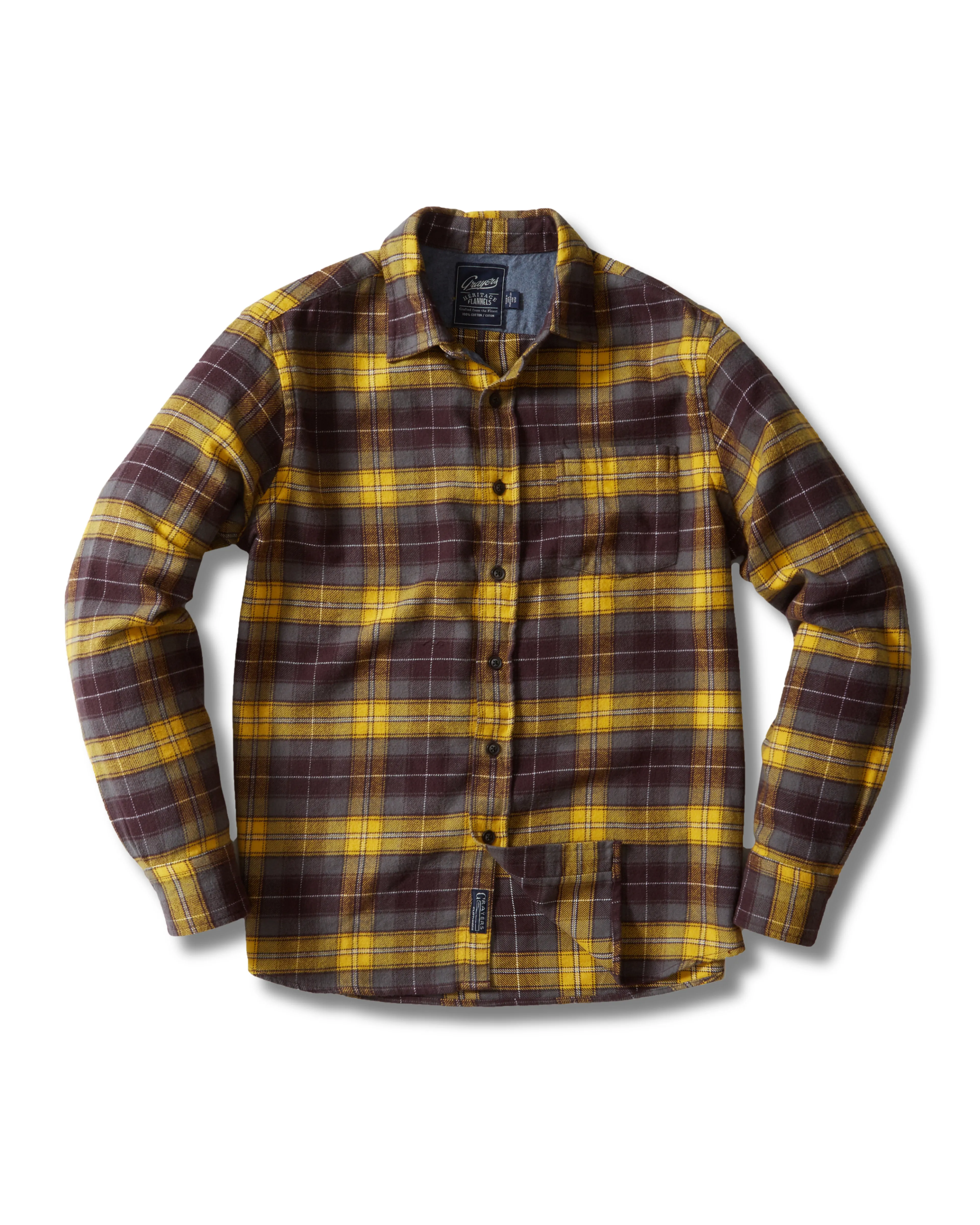 Durango Heritage Flannel - Gray Spruce Plaid sold by Grayers