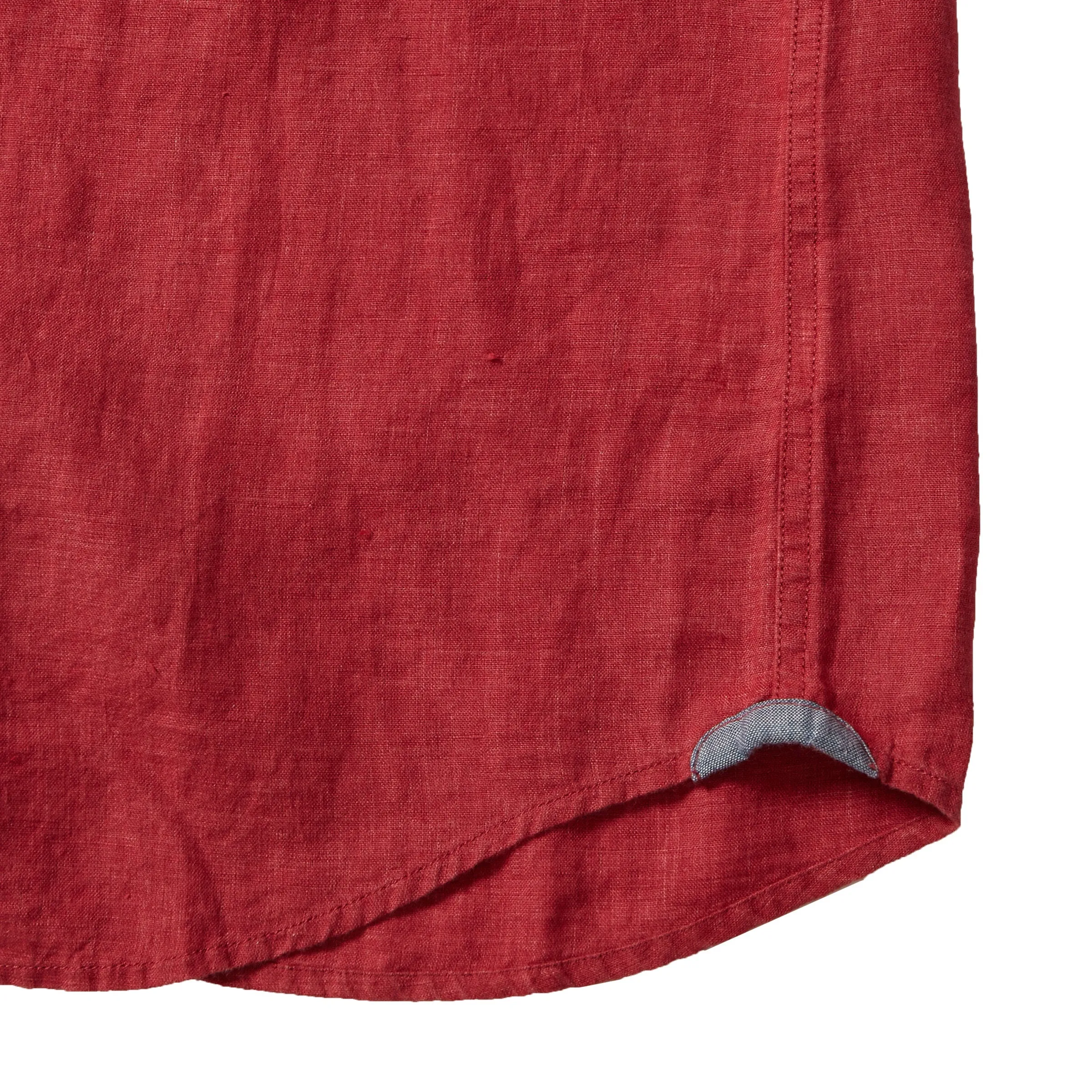 Paloma Sun Washed Linen Short Sleeve Shirt - Red * sold by Grayers product image thumbnail 3