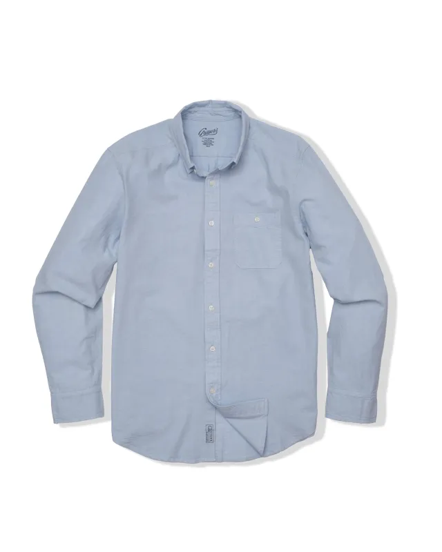 Lightweight Chambray Solid Shirt - Sky Blue sold by Grayers