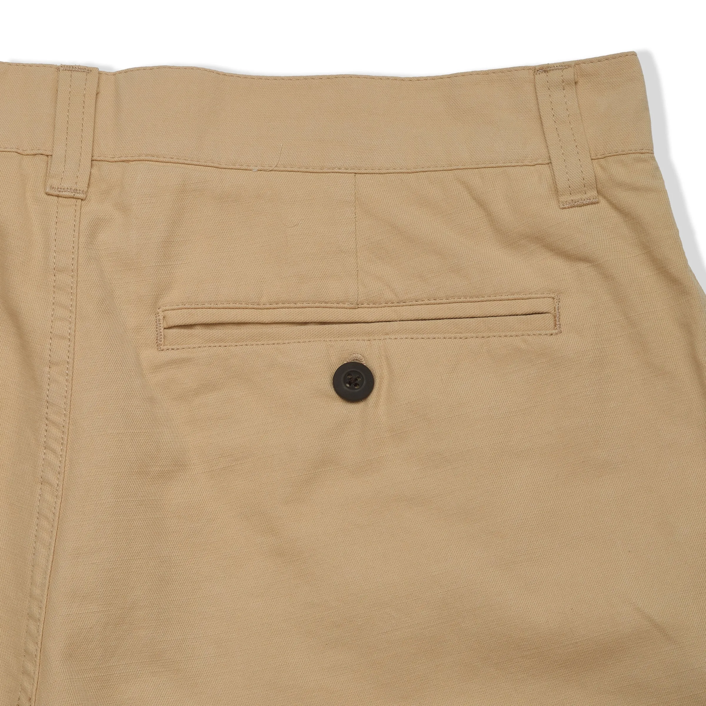 Bimini Cotton Linen Blend Shorts 8" - Khaki sold by Grayers product image thumbnail 4