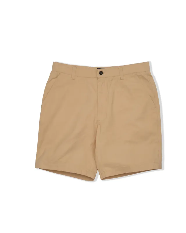 Bimini Cotton Linen Blend Shorts 8" - Khaki made by Grayers