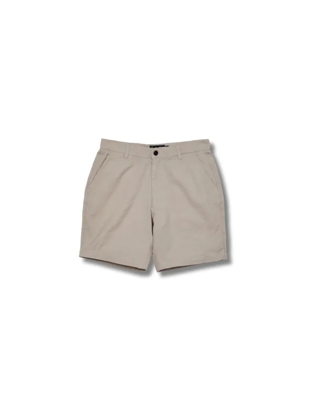 Bimini Cotton Linen Blend Shorts 8" - Glacier Gray sold by Grayers